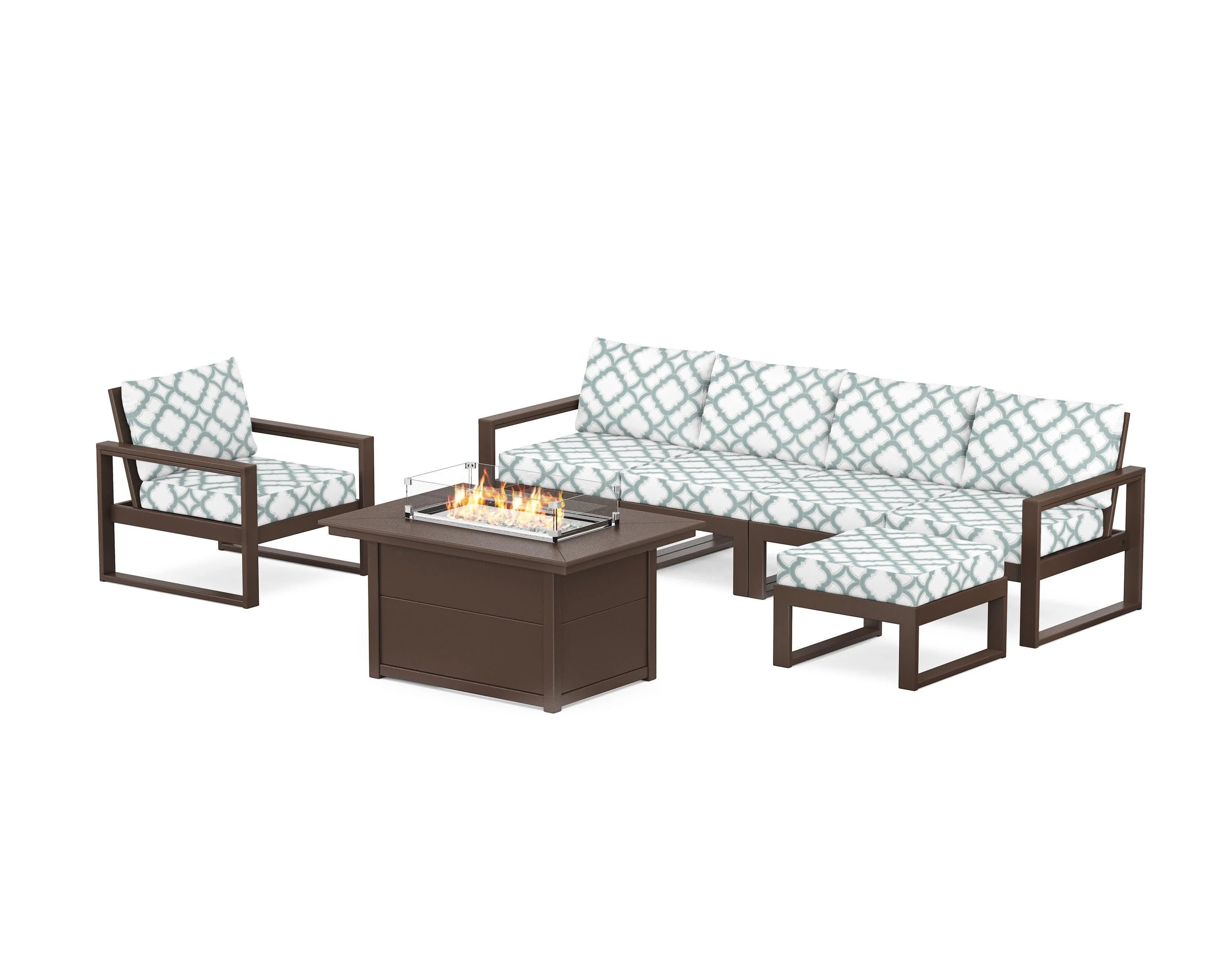EDGE Sectional Lounge and Fire Pit Set - Image 118