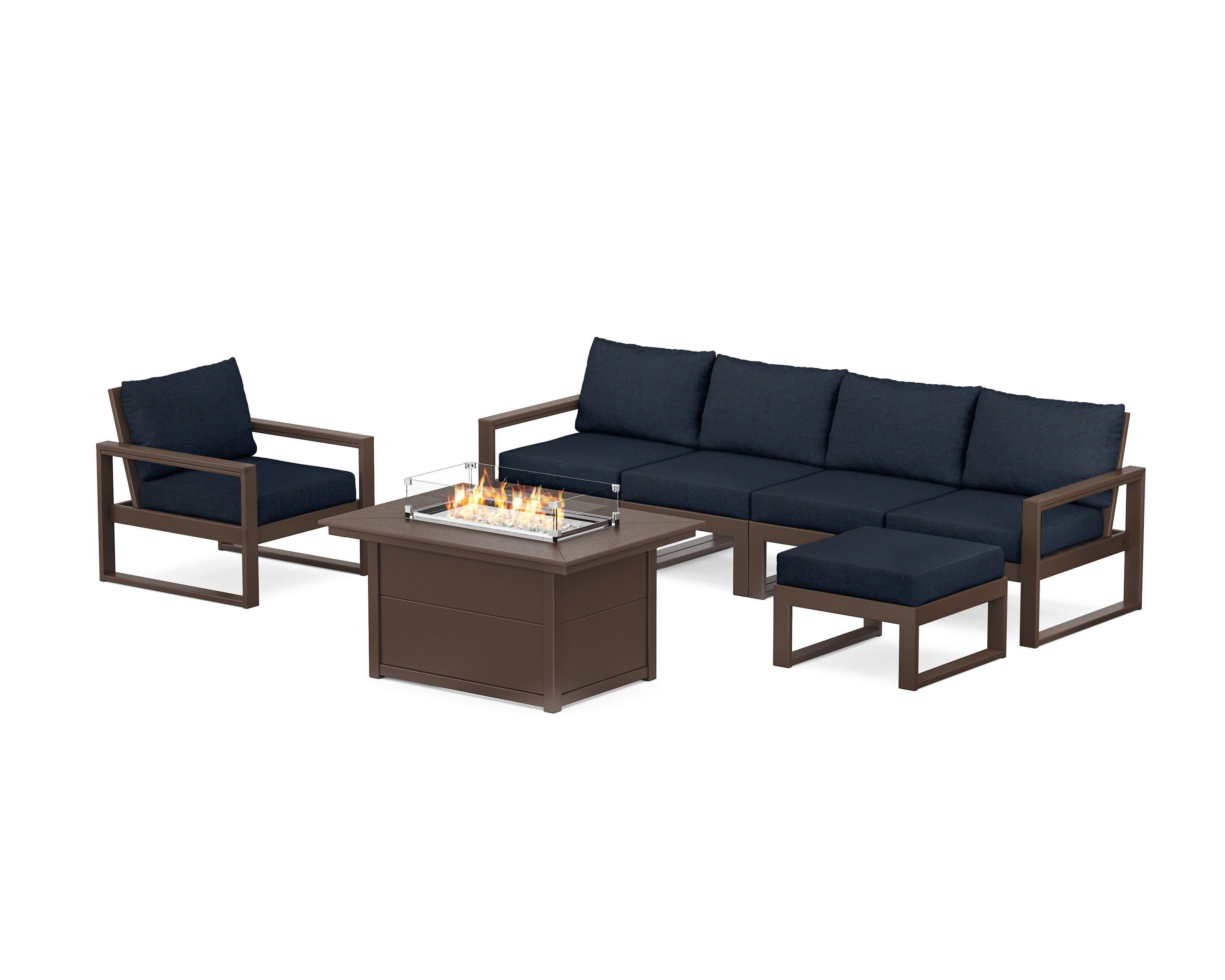 EDGE Sectional Lounge and Fire Pit Set - Image 119