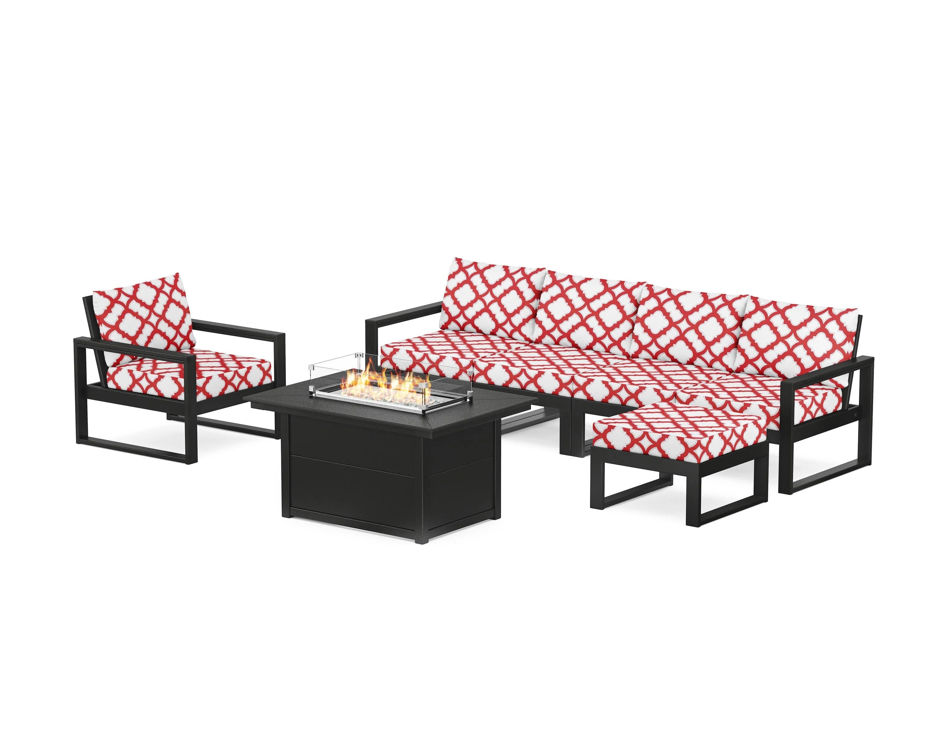 EDGE Sectional Lounge and Fire Pit Set - Image 125