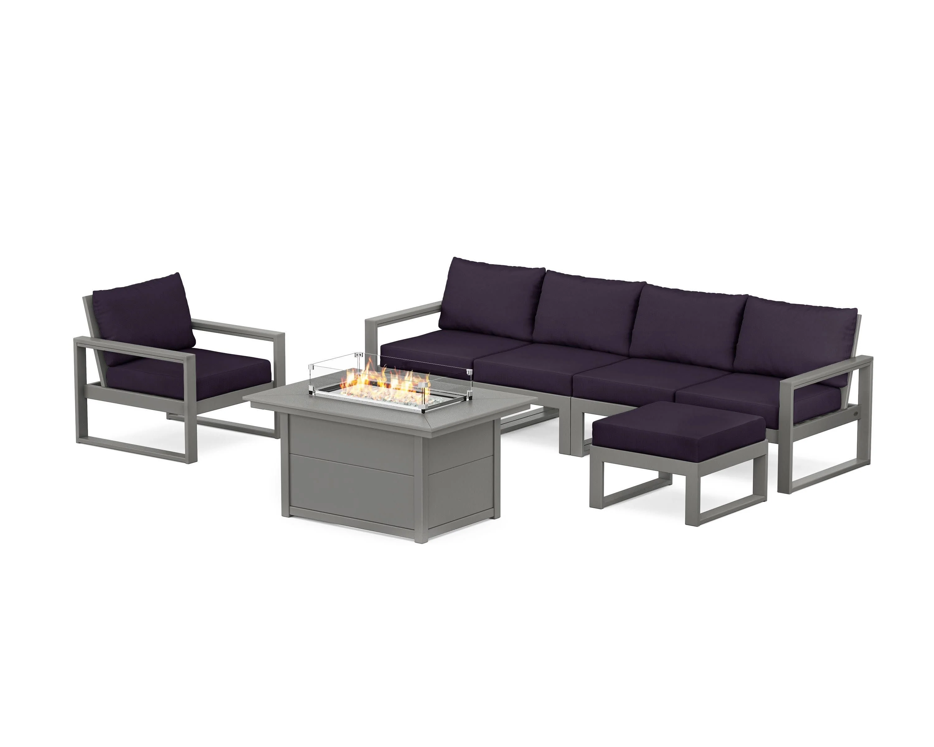EDGE Sectional Lounge and Fire Pit Set - Image 133