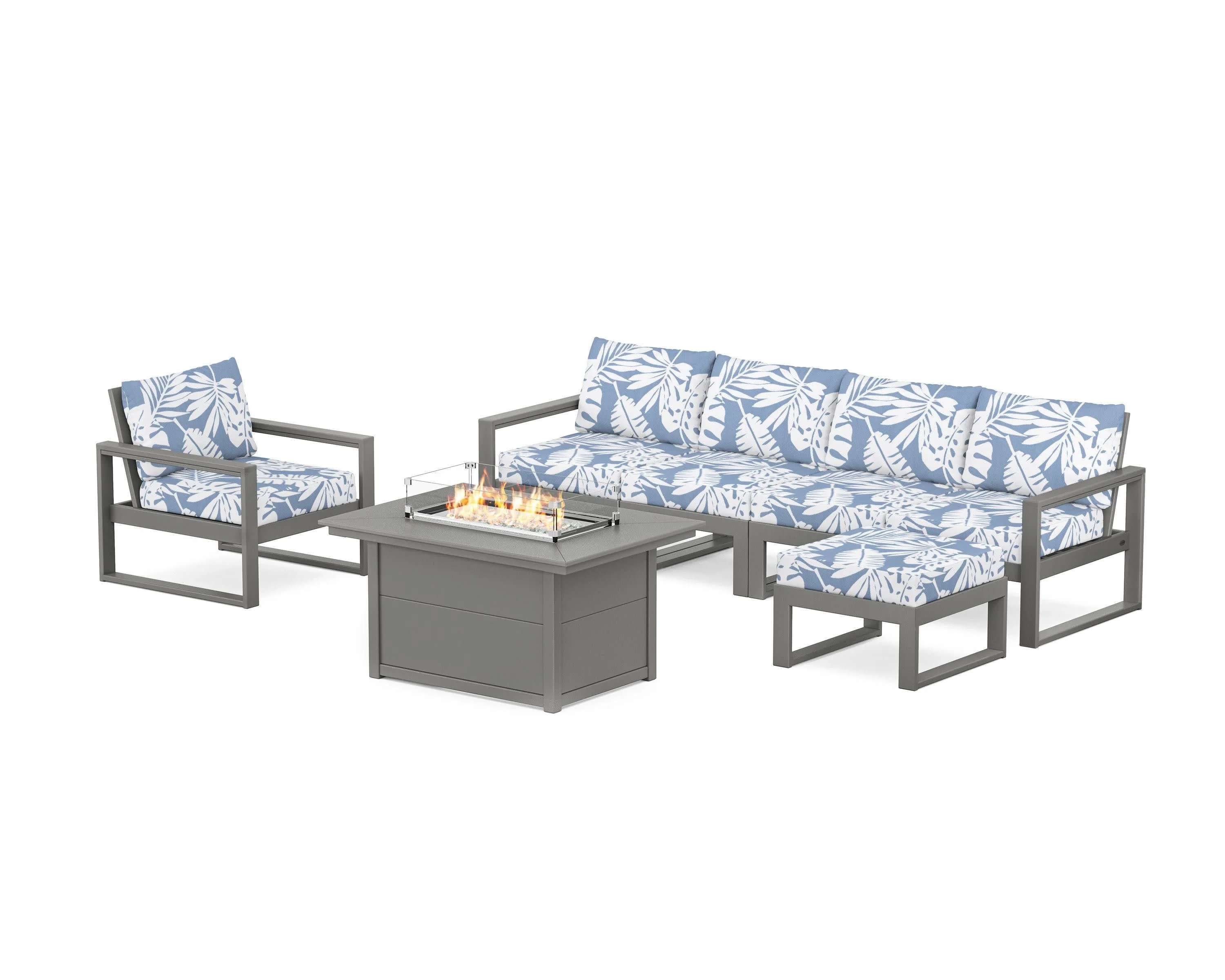 EDGE Sectional Lounge and Fire Pit Set - Image 137