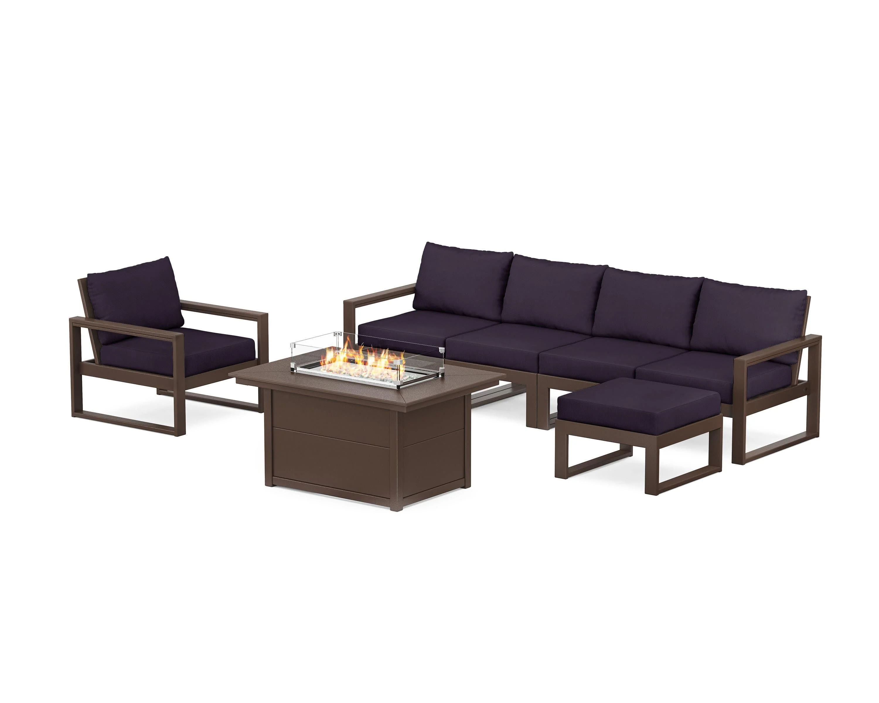 EDGE Sectional Lounge and Fire Pit Set - Image 144