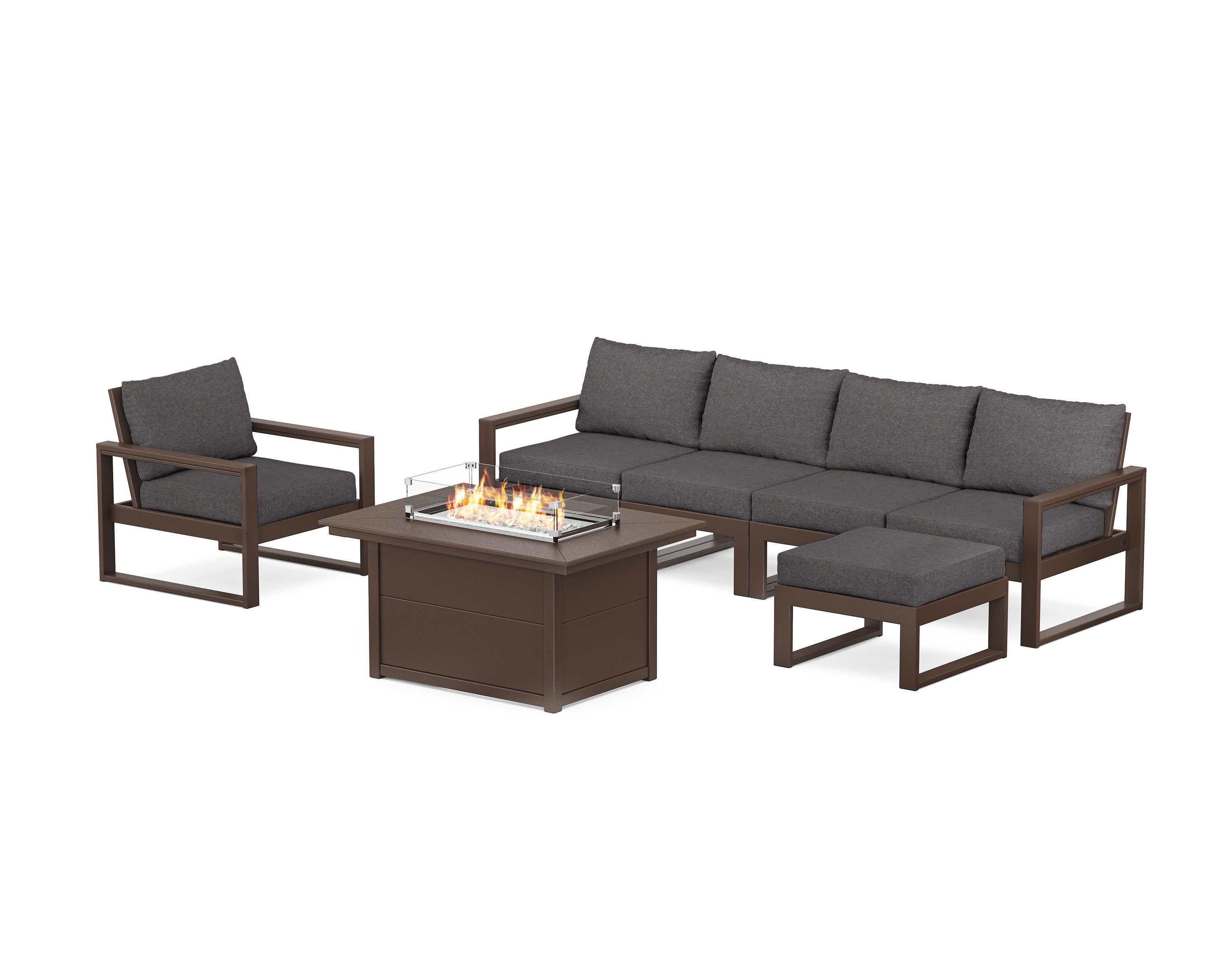 EDGE Sectional Lounge and Fire Pit Set - Image 163