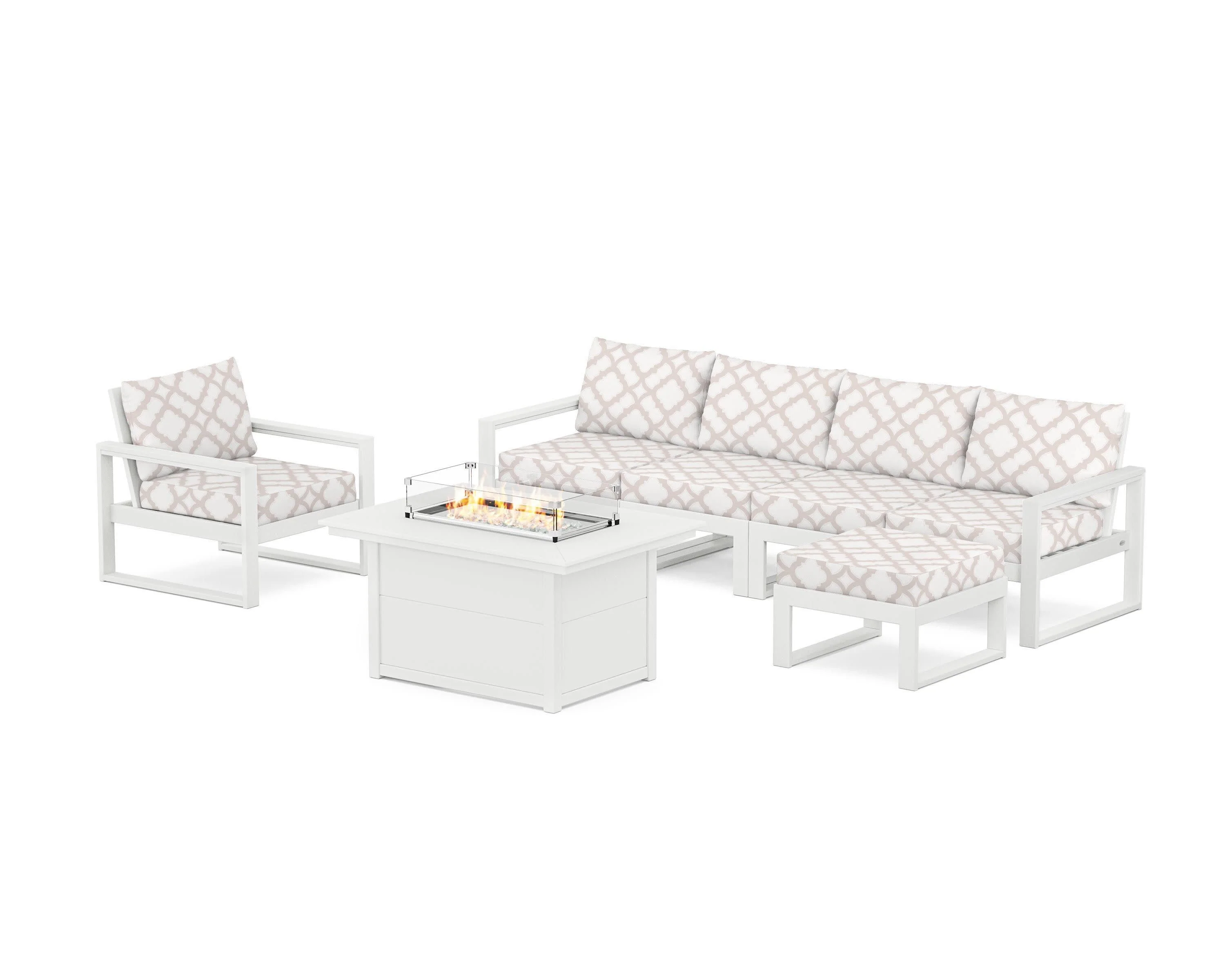 EDGE Sectional Lounge and Fire Pit Set - Image 173