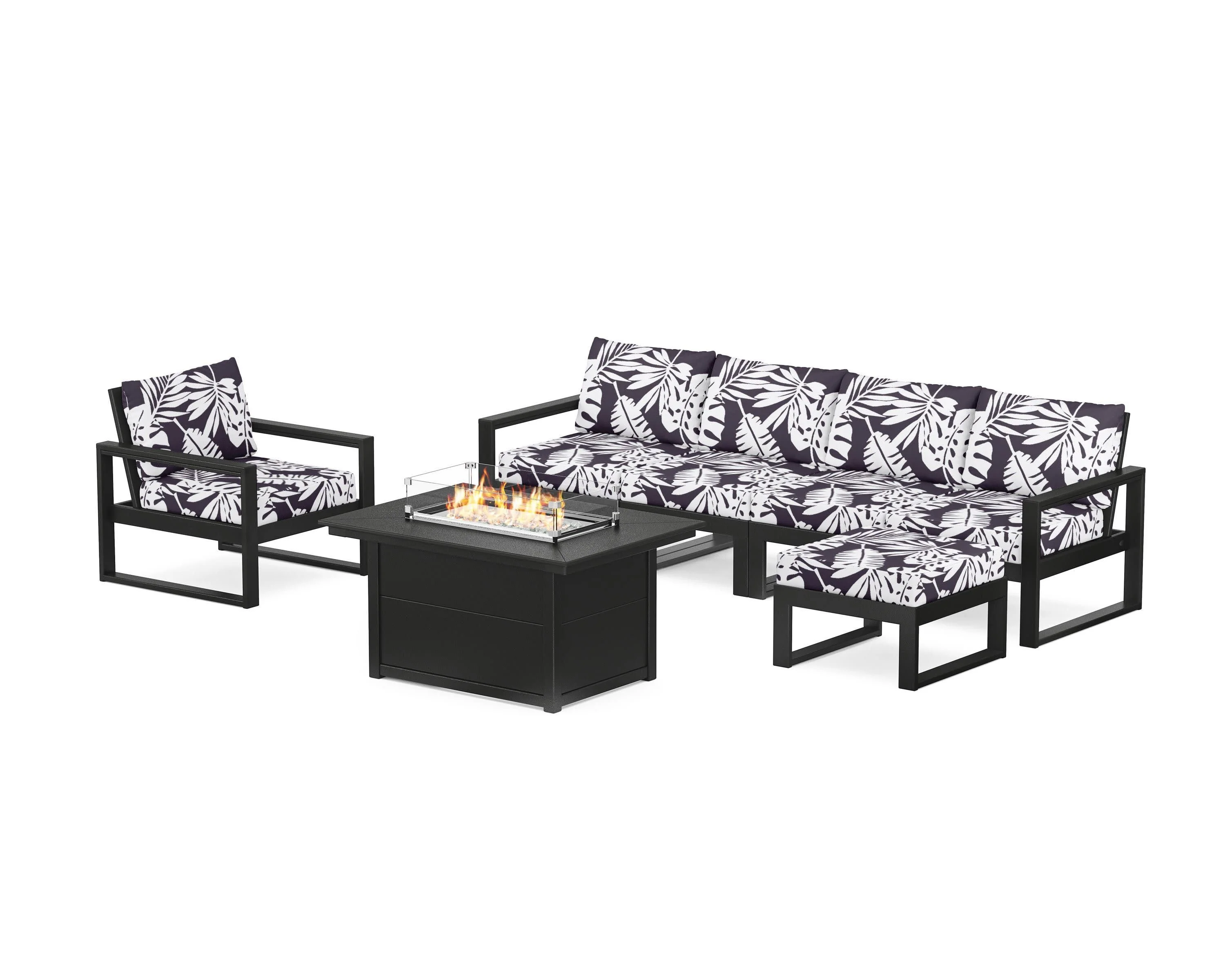 EDGE Sectional Lounge and Fire Pit Set - Image 179