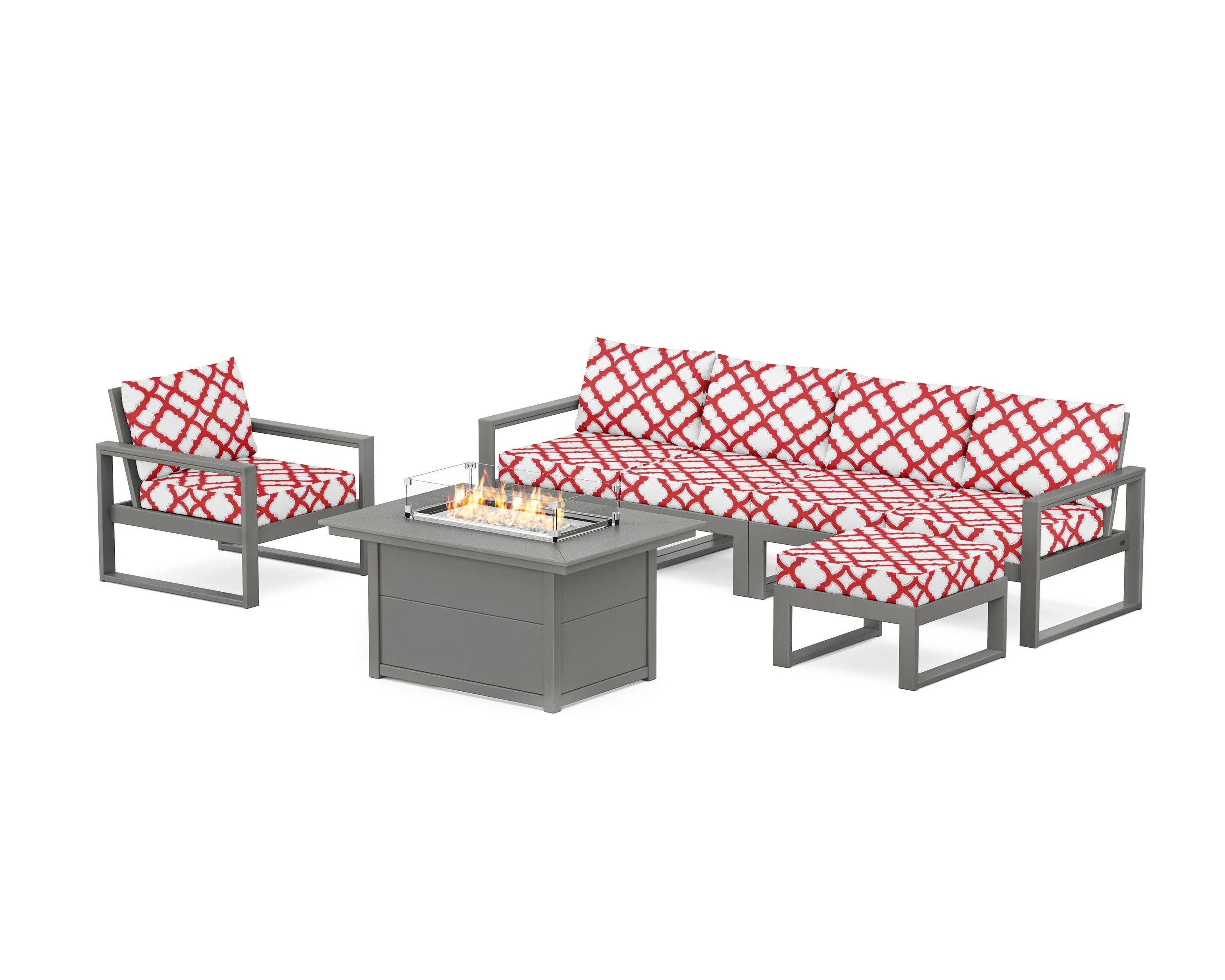 EDGE Sectional Lounge and Fire Pit Set - Image 198