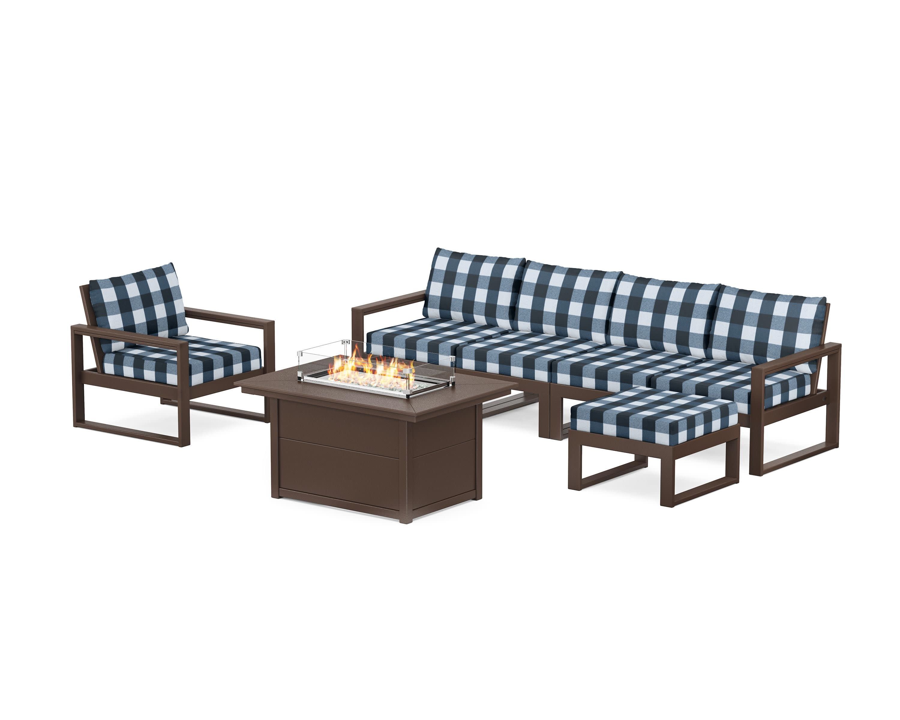 EDGE Sectional Lounge and Fire Pit Set - Image 205