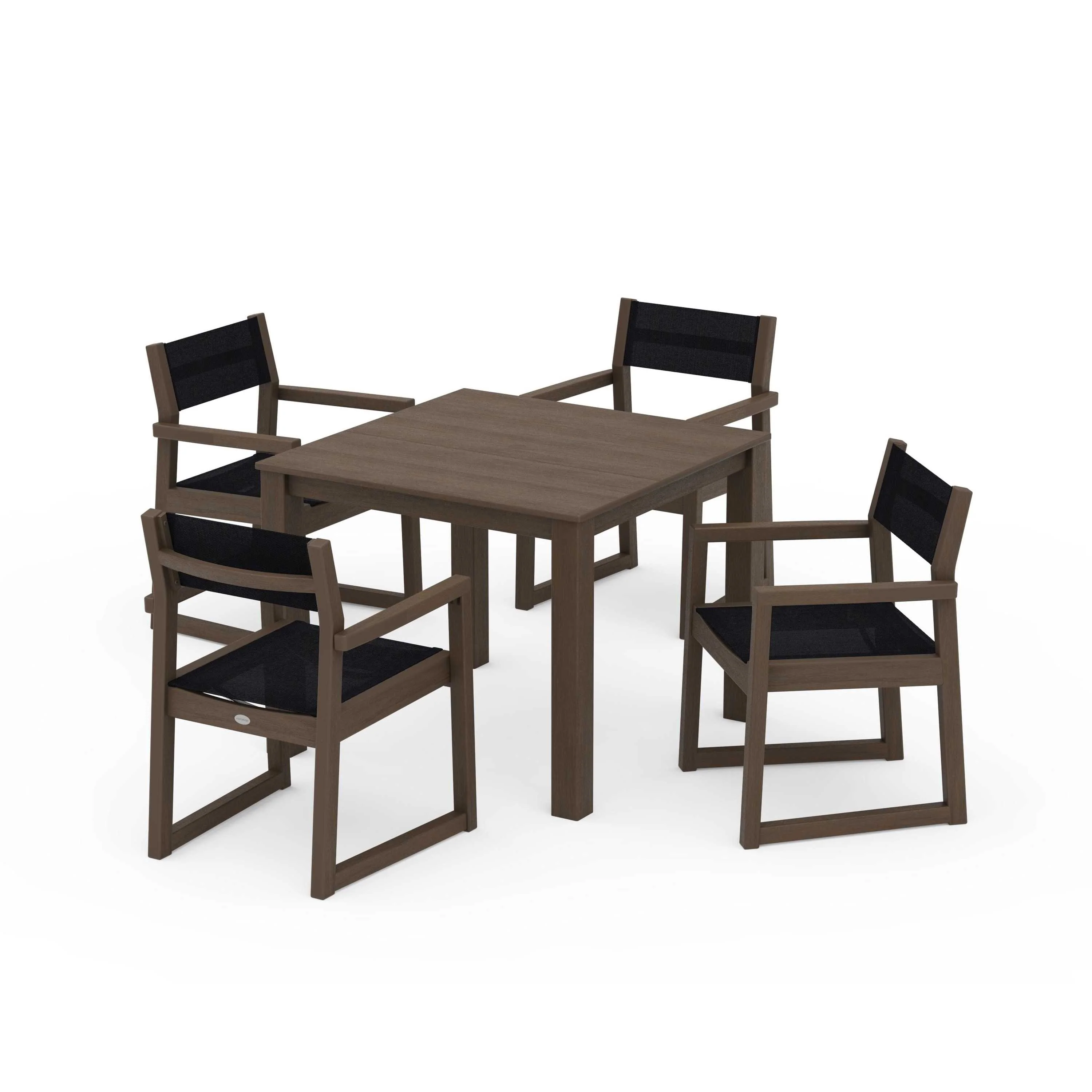 EDGE Sling Arm Chair 5-Piece Parsons Dining Set - Image 110