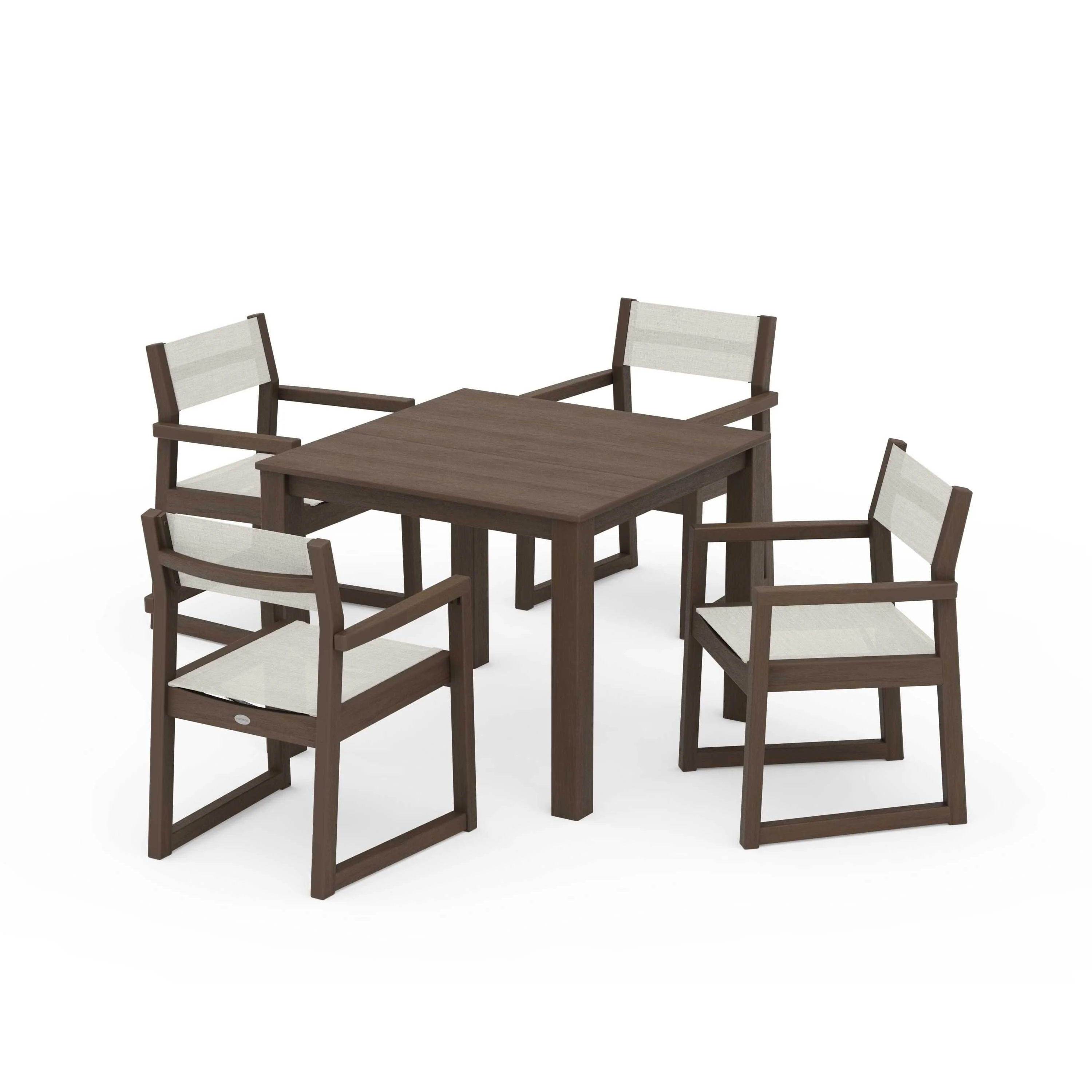 EDGE Sling Arm Chair 5-Piece Parsons Dining Set - Image 120