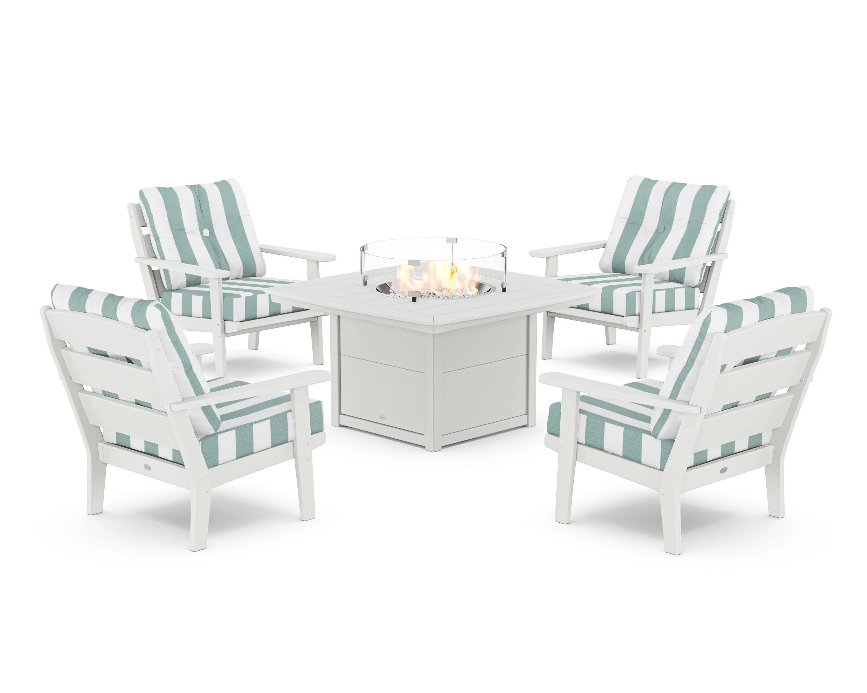 Lakeside 5-Piece Deep Seating Set with Nautical Fire Pit Table - Image 103