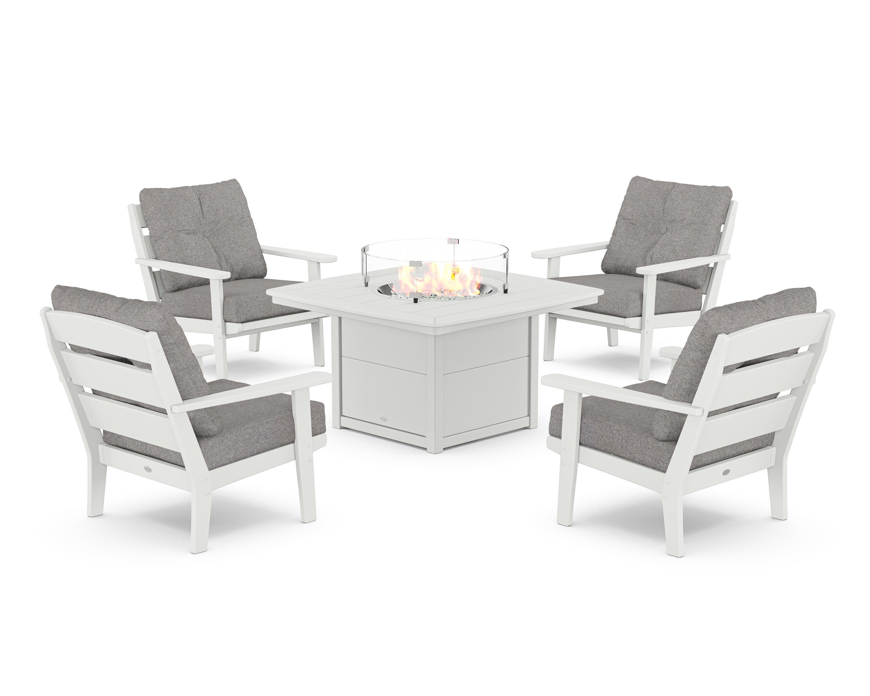 Lakeside 5-Piece Deep Seating Set with Nautical Fire Pit Table - Image 47