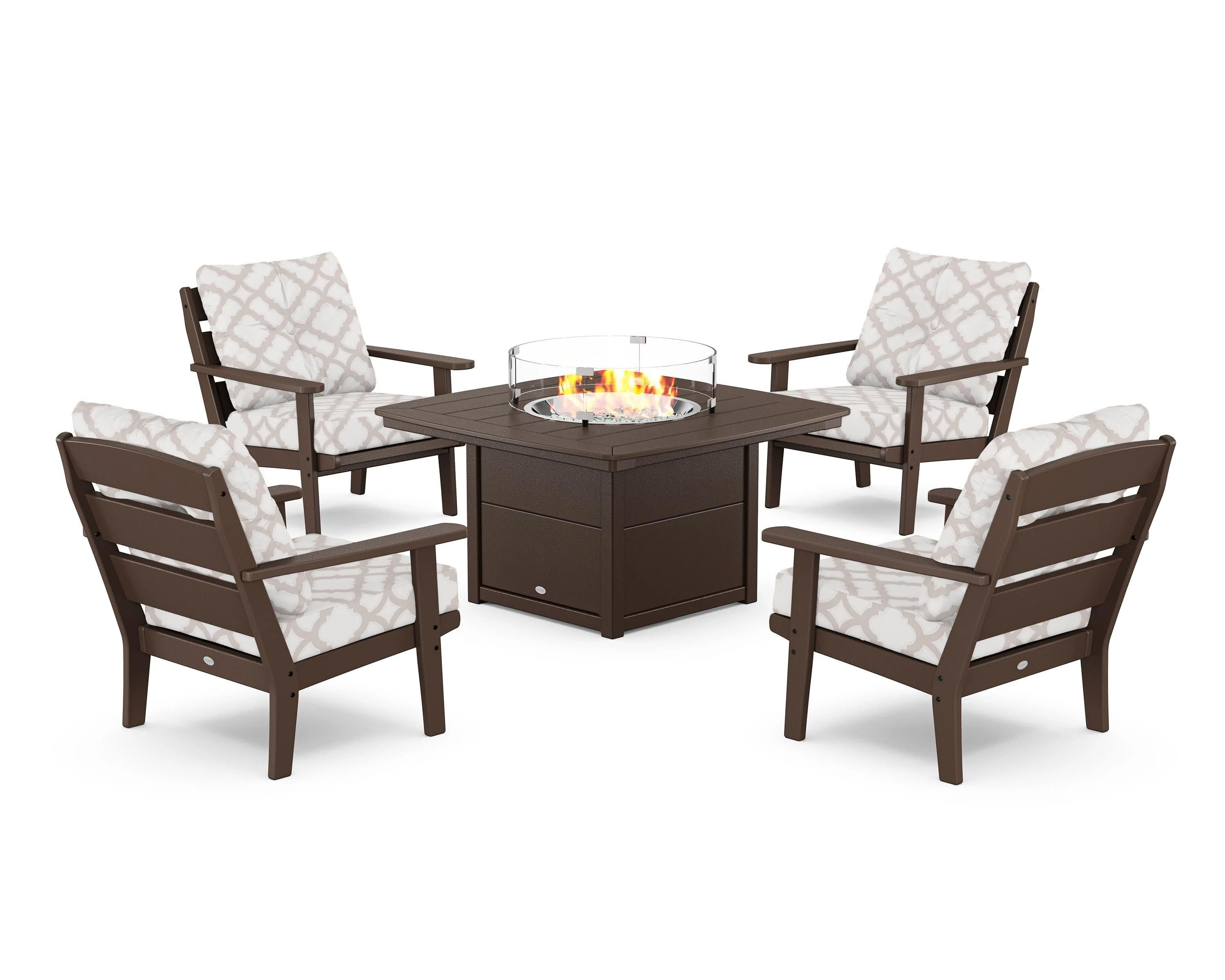Lakeside 5-Piece Deep Seating Set with Nautical Fire Pit Table - Image 63