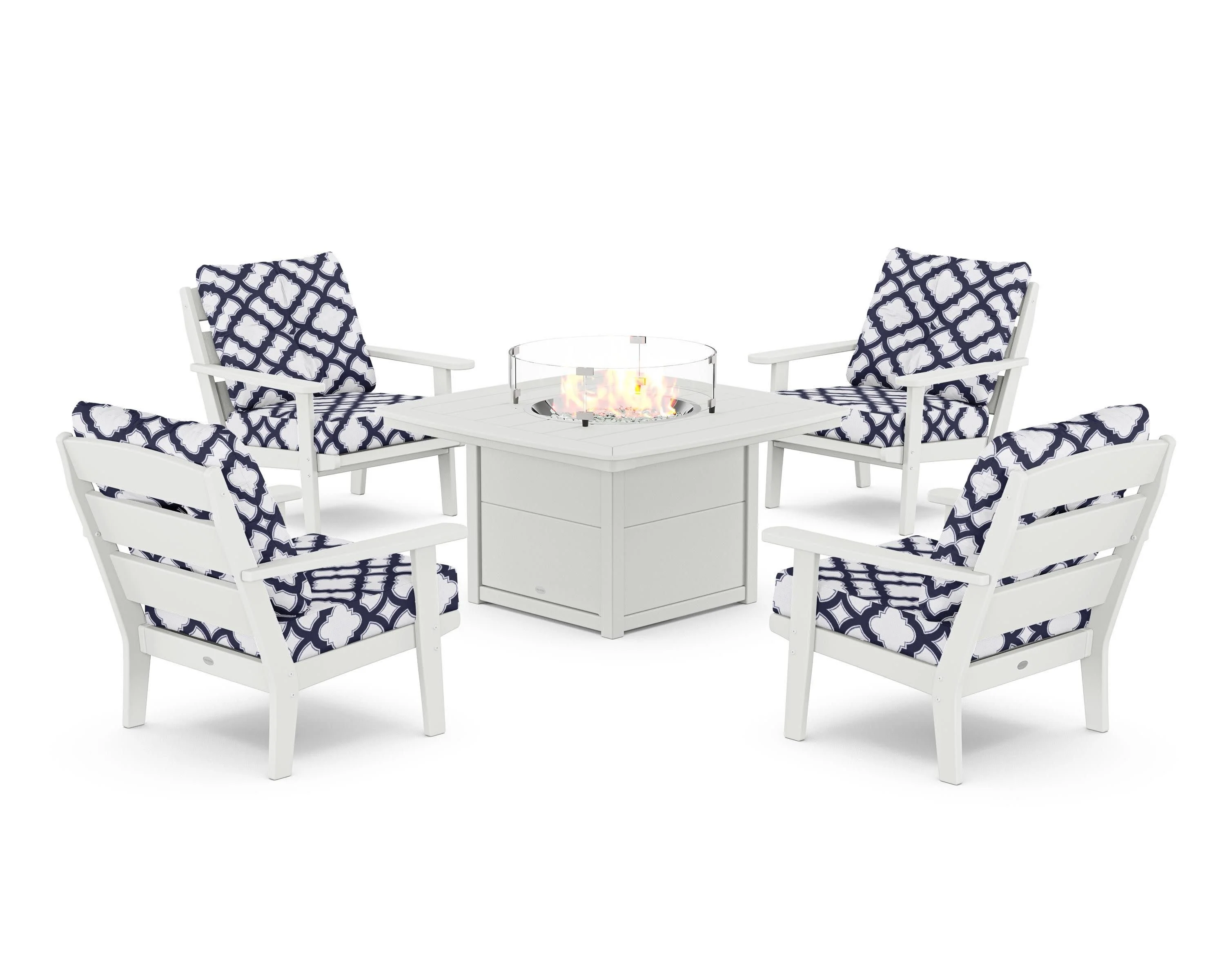 Lakeside 5-Piece Deep Seating Set with Nautical Fire Pit Table - Image 89