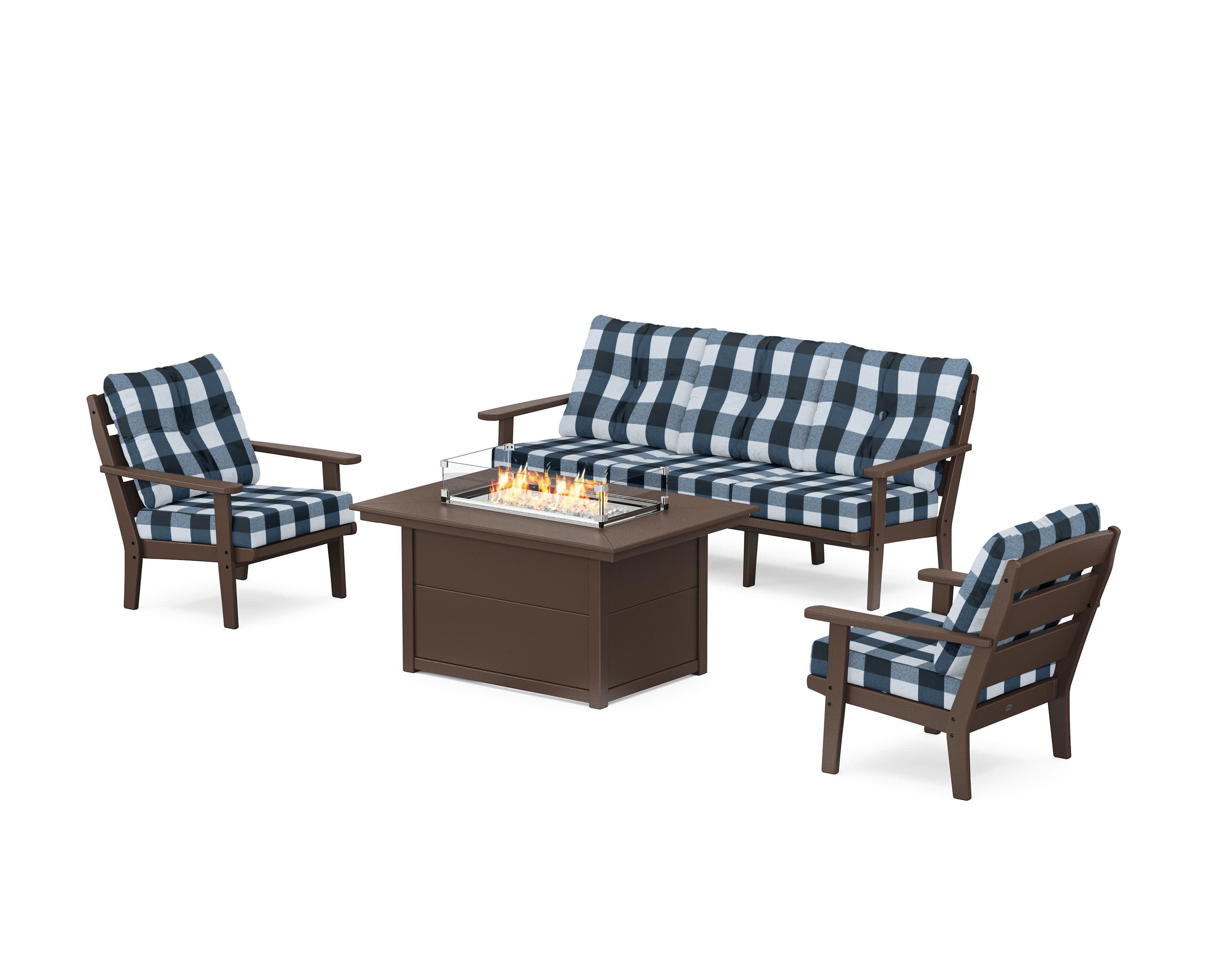 Lakeside Deep Seating Fire Pit Table Set - Image 10