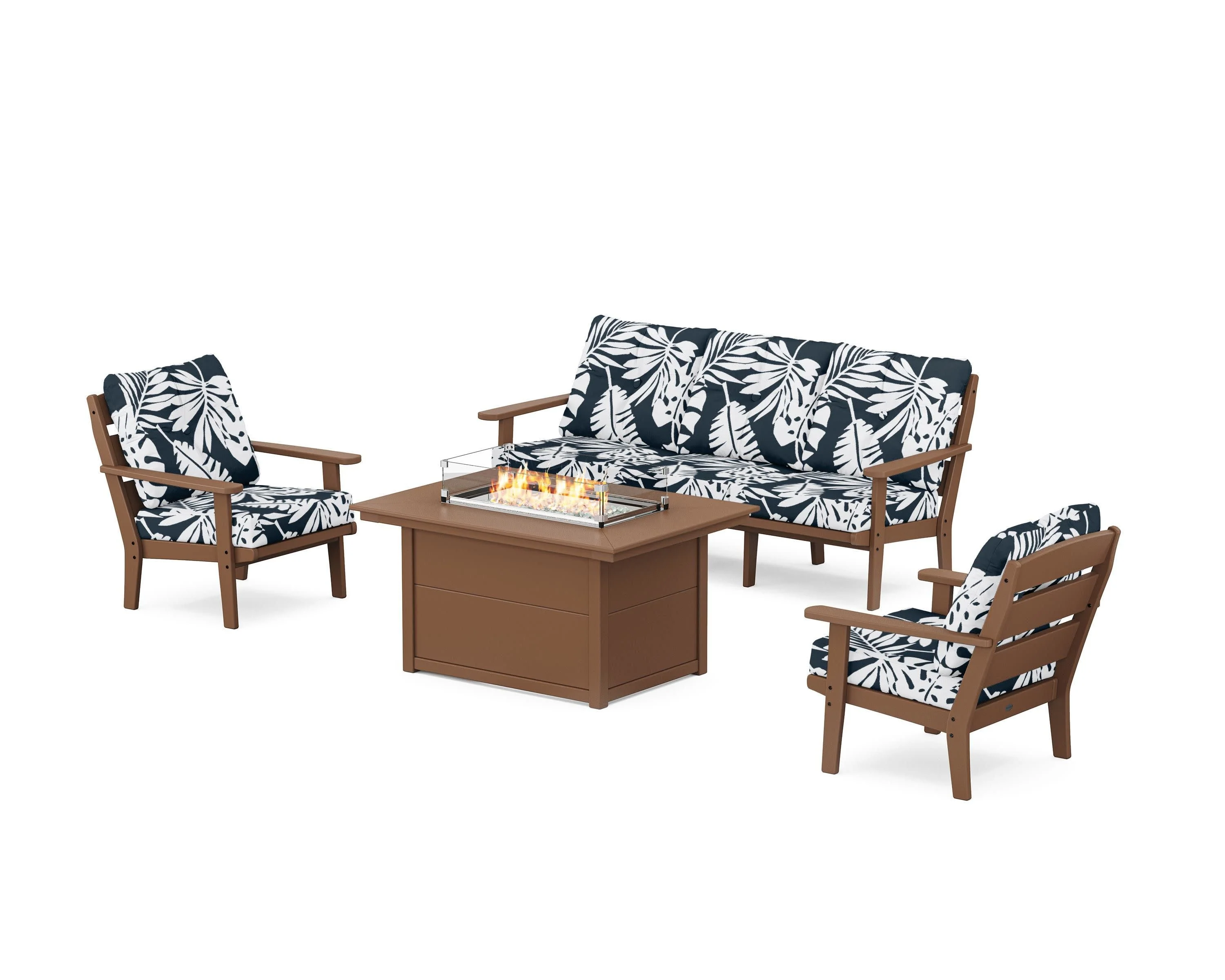 Lakeside Deep Seating Fire Pit Table Set - Image 101