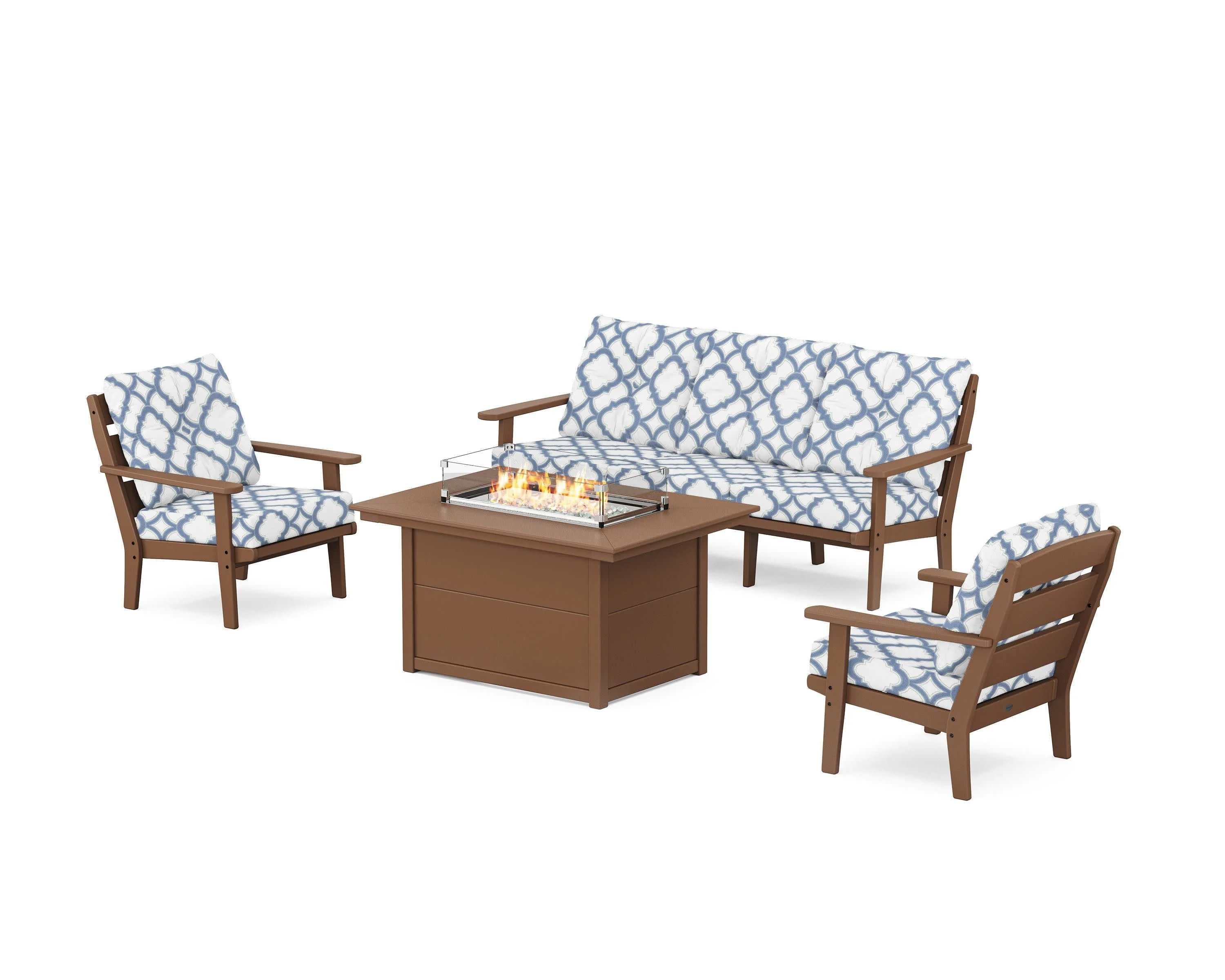 Lakeside Deep Seating Fire Pit Table Set - Image 105
