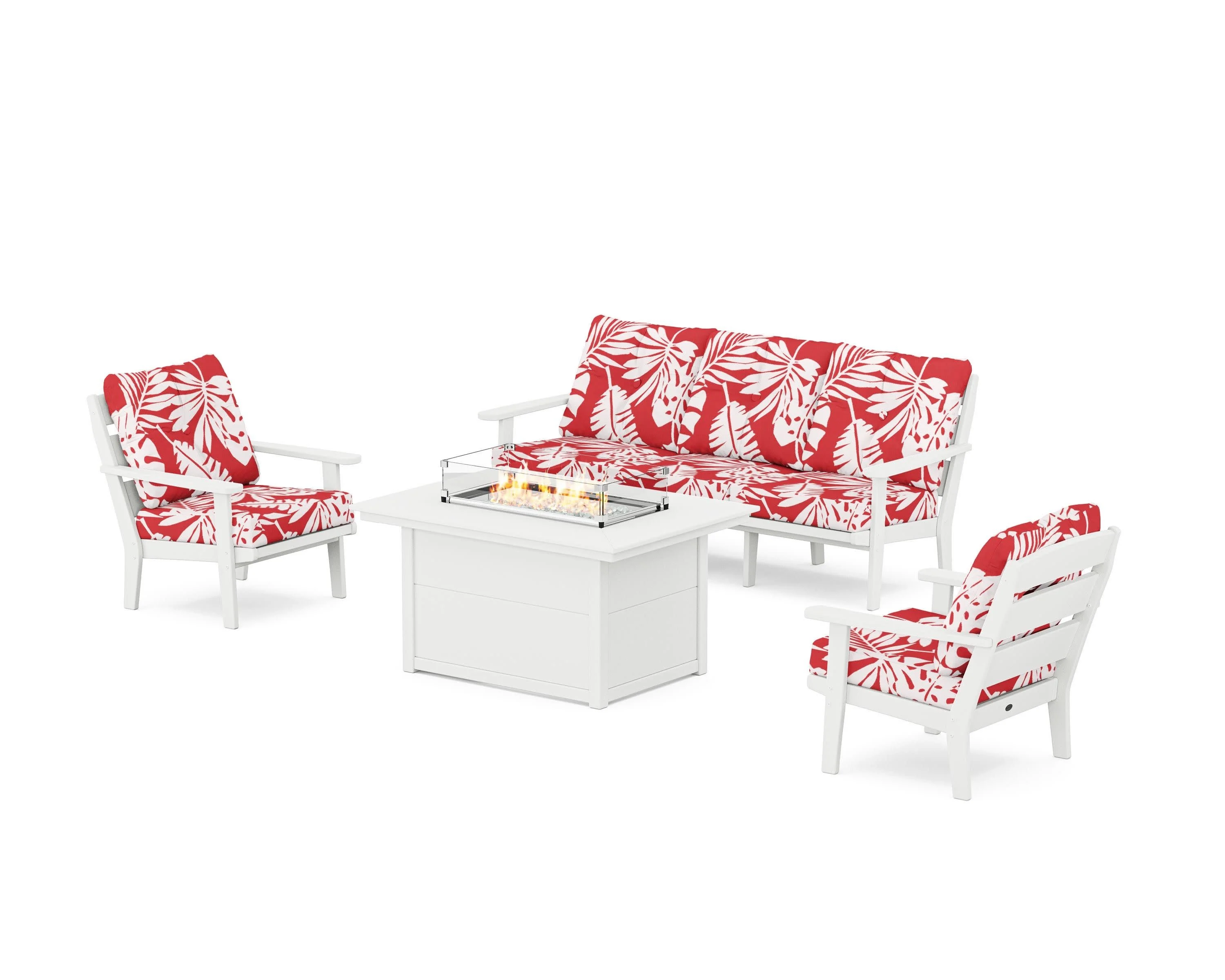 Lakeside Deep Seating Fire Pit Table Set - Image 112