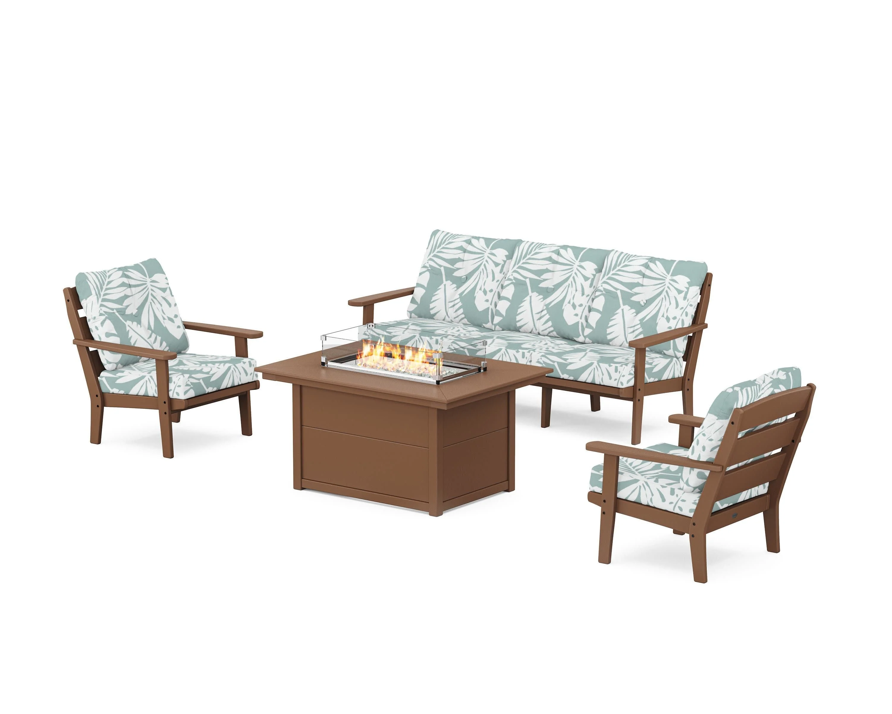 Lakeside Deep Seating Fire Pit Table Set - Image 118