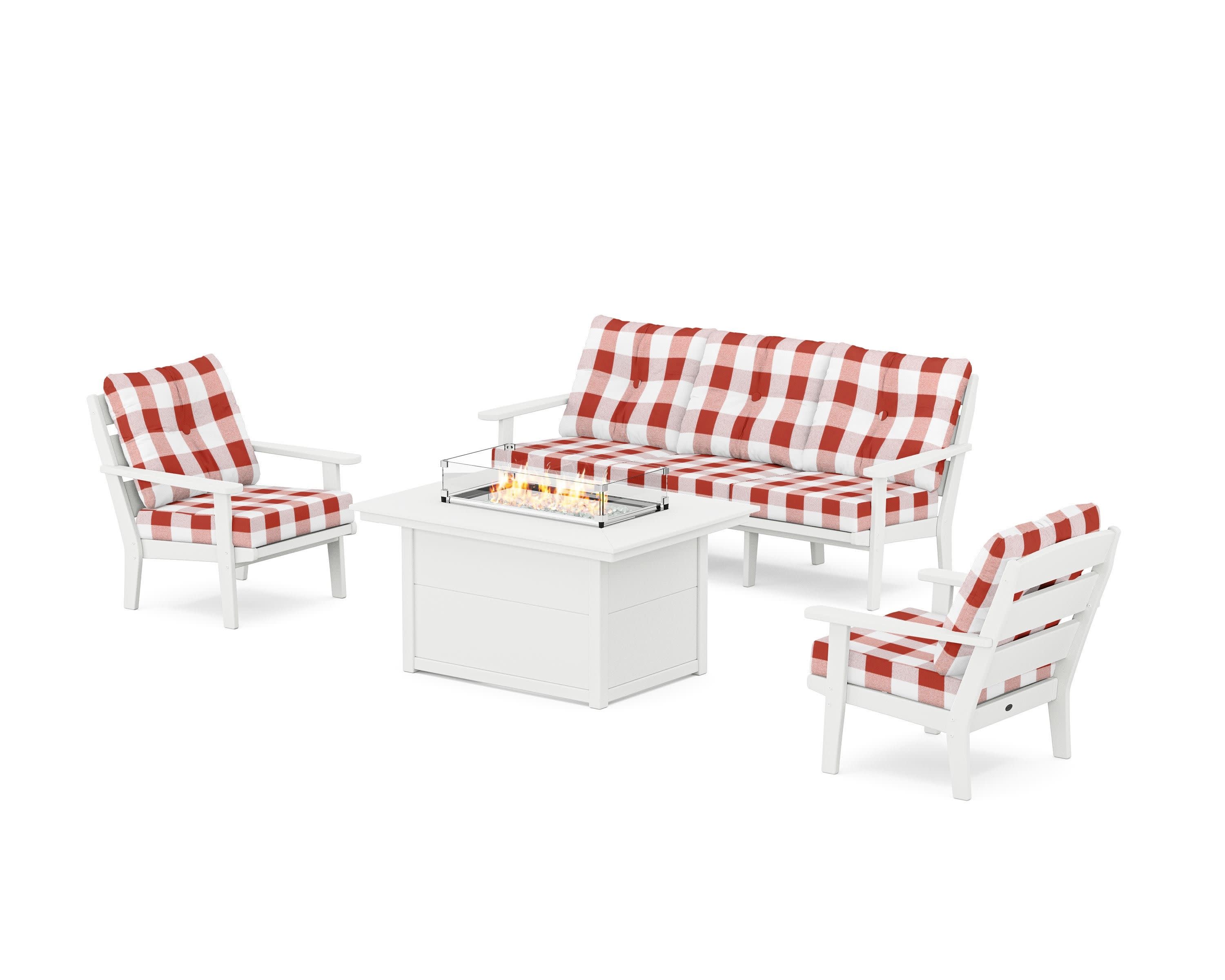 Lakeside Deep Seating Fire Pit Table Set - Image 122