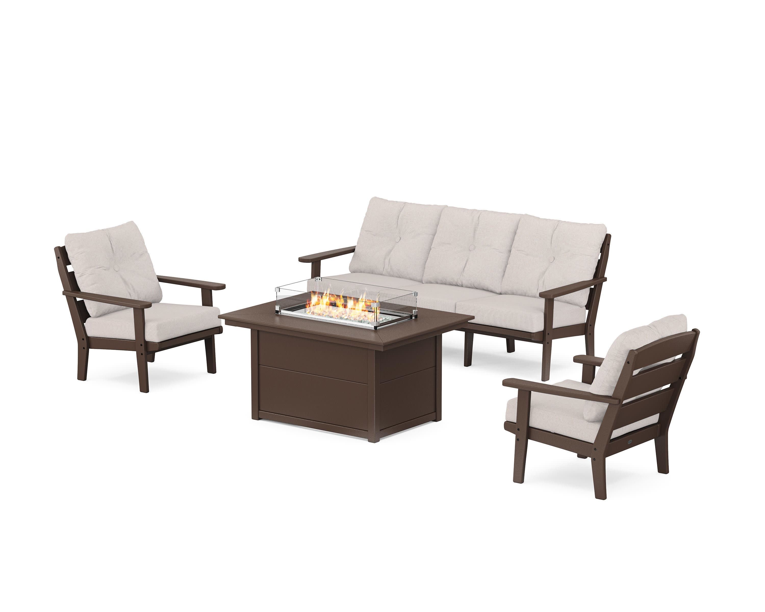 Lakeside Deep Seating Fire Pit Table Set - Image 128