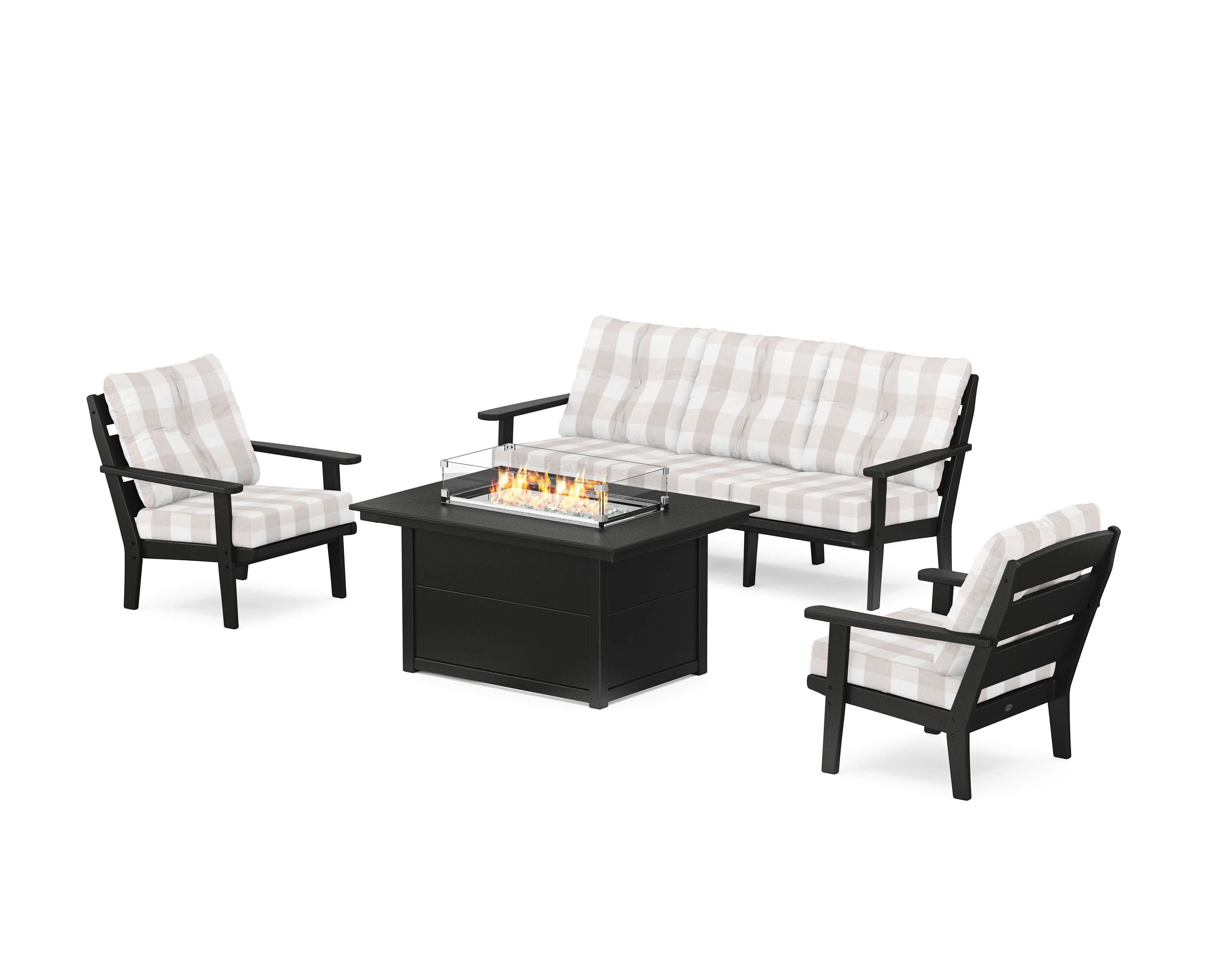 Lakeside Deep Seating Fire Pit Table Set - Image 132