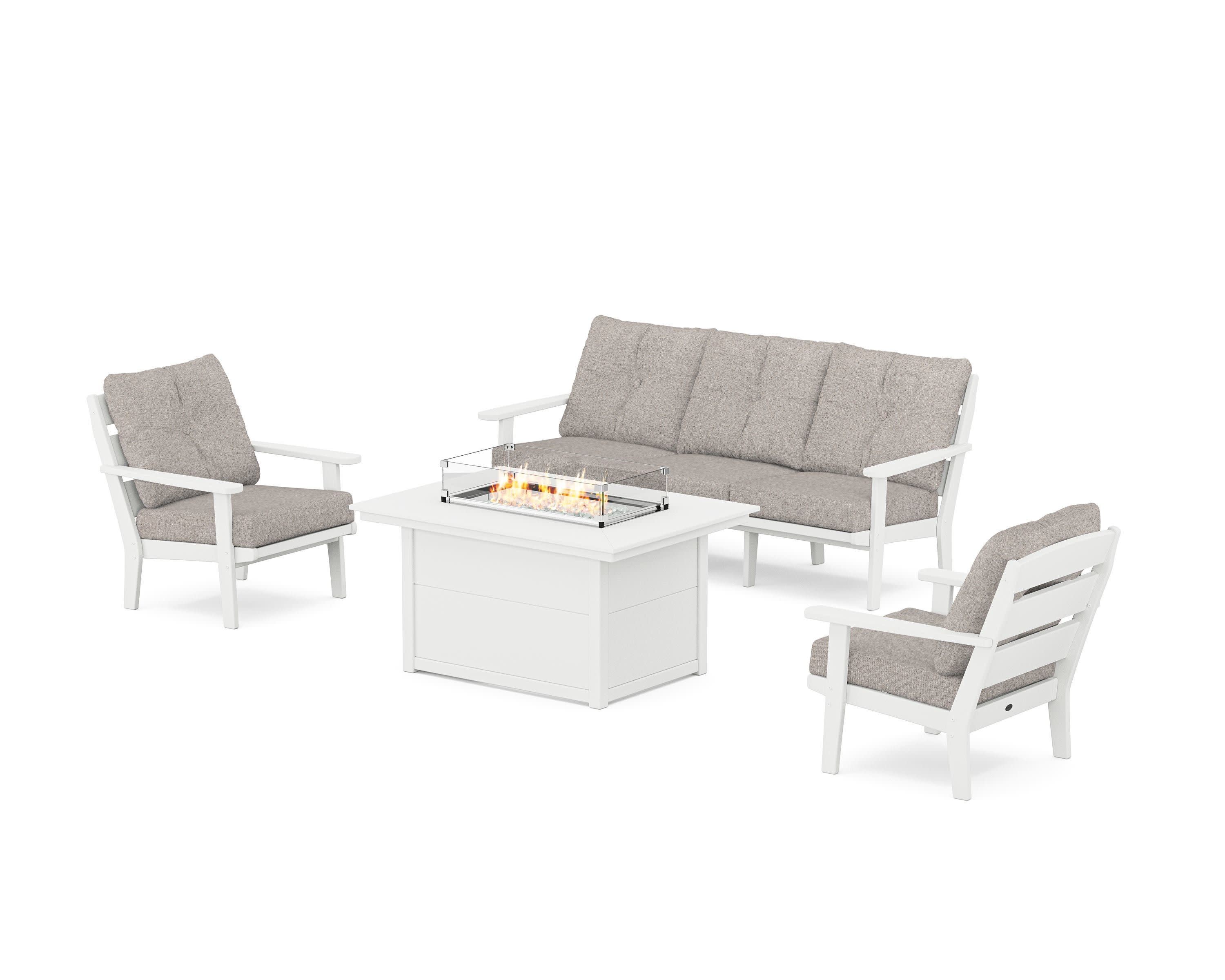 Lakeside Deep Seating Fire Pit Table Set - Image 140