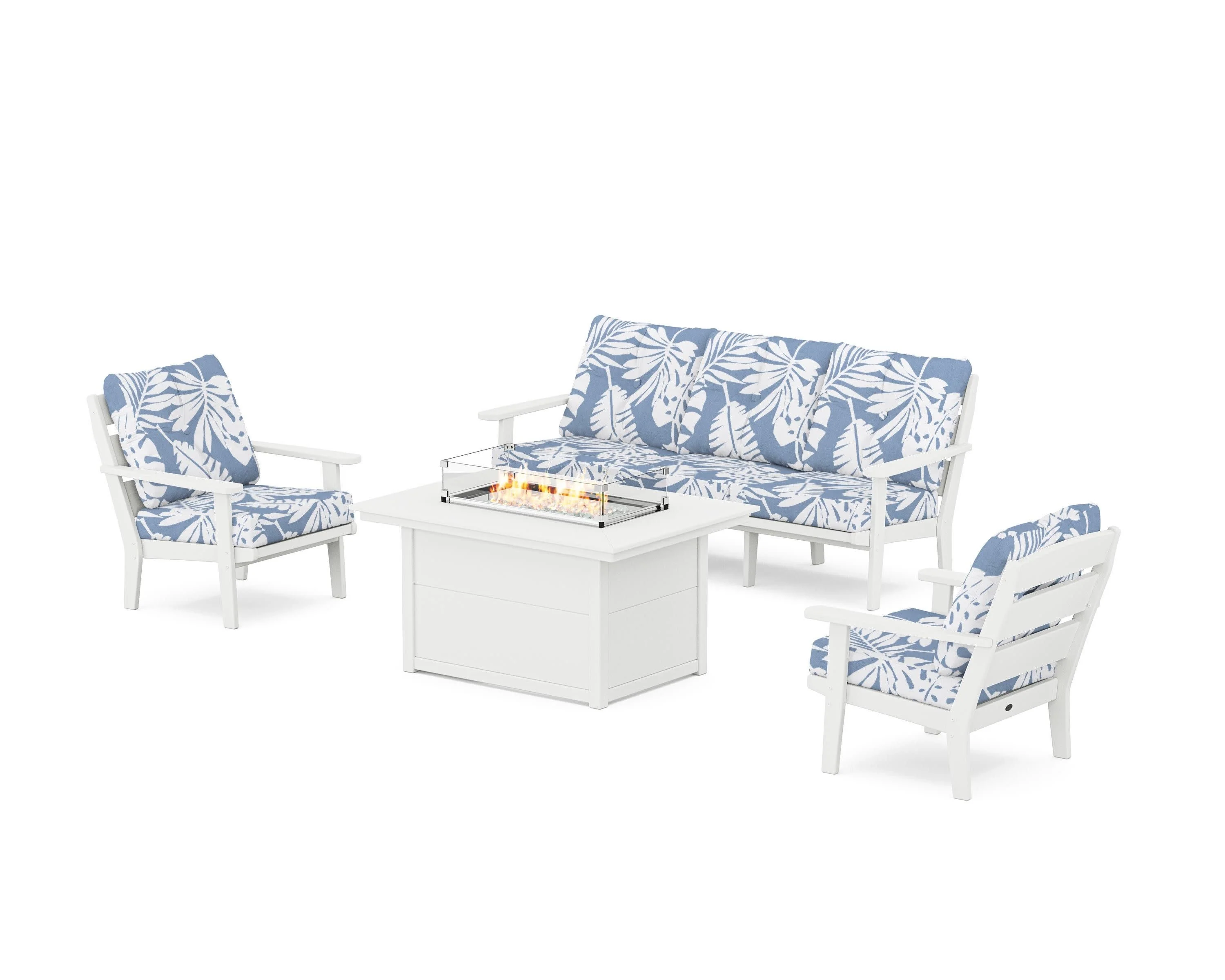 Lakeside Deep Seating Fire Pit Table Set - Image 143