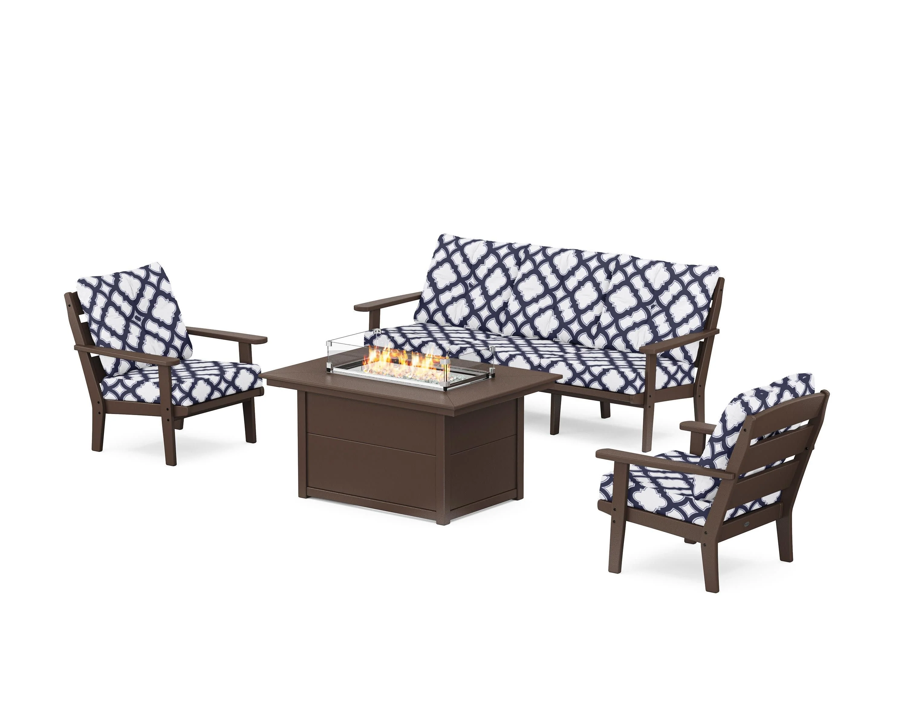Lakeside Deep Seating Fire Pit Table Set - Image 149