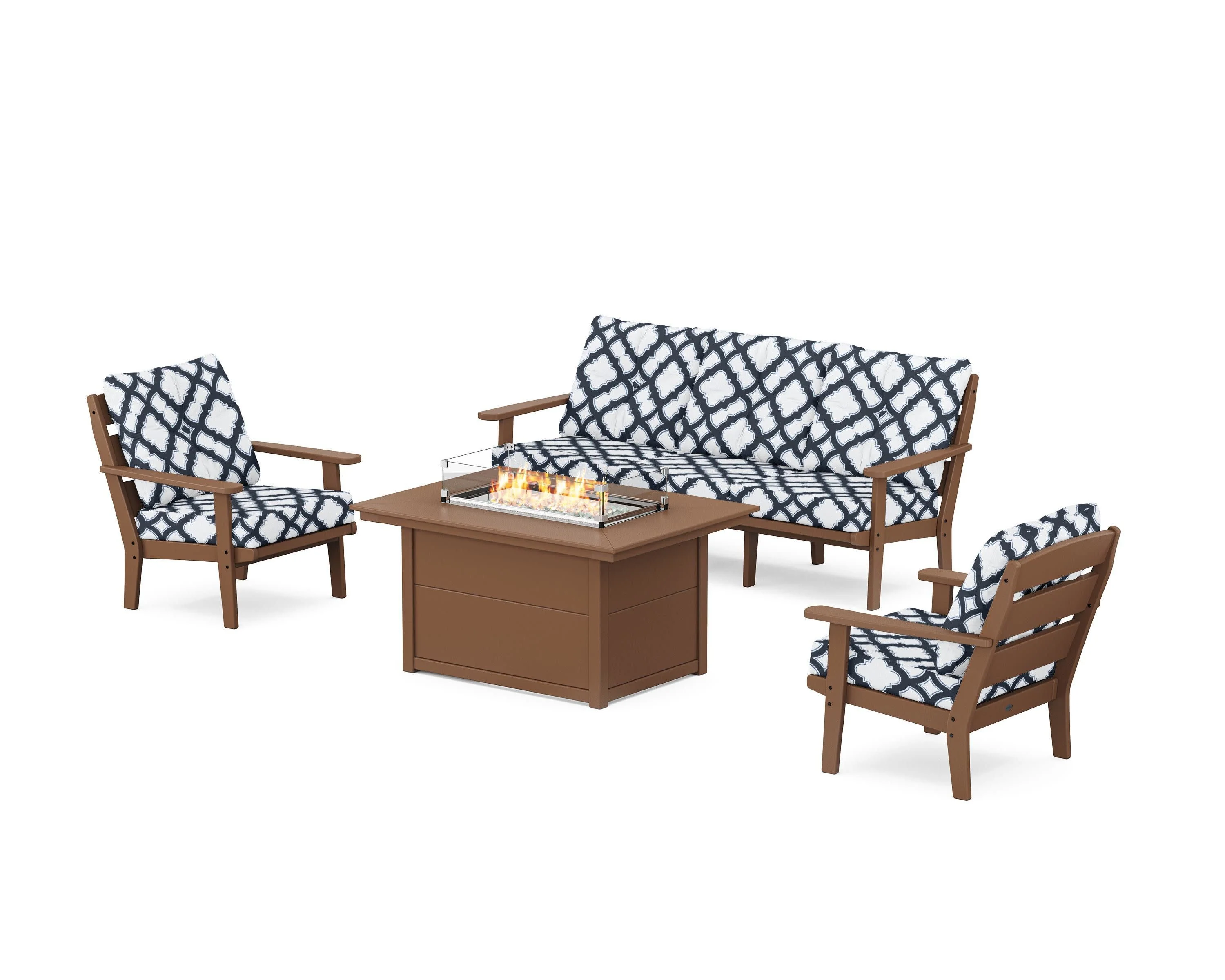 Lakeside Deep Seating Fire Pit Table Set - Image 154