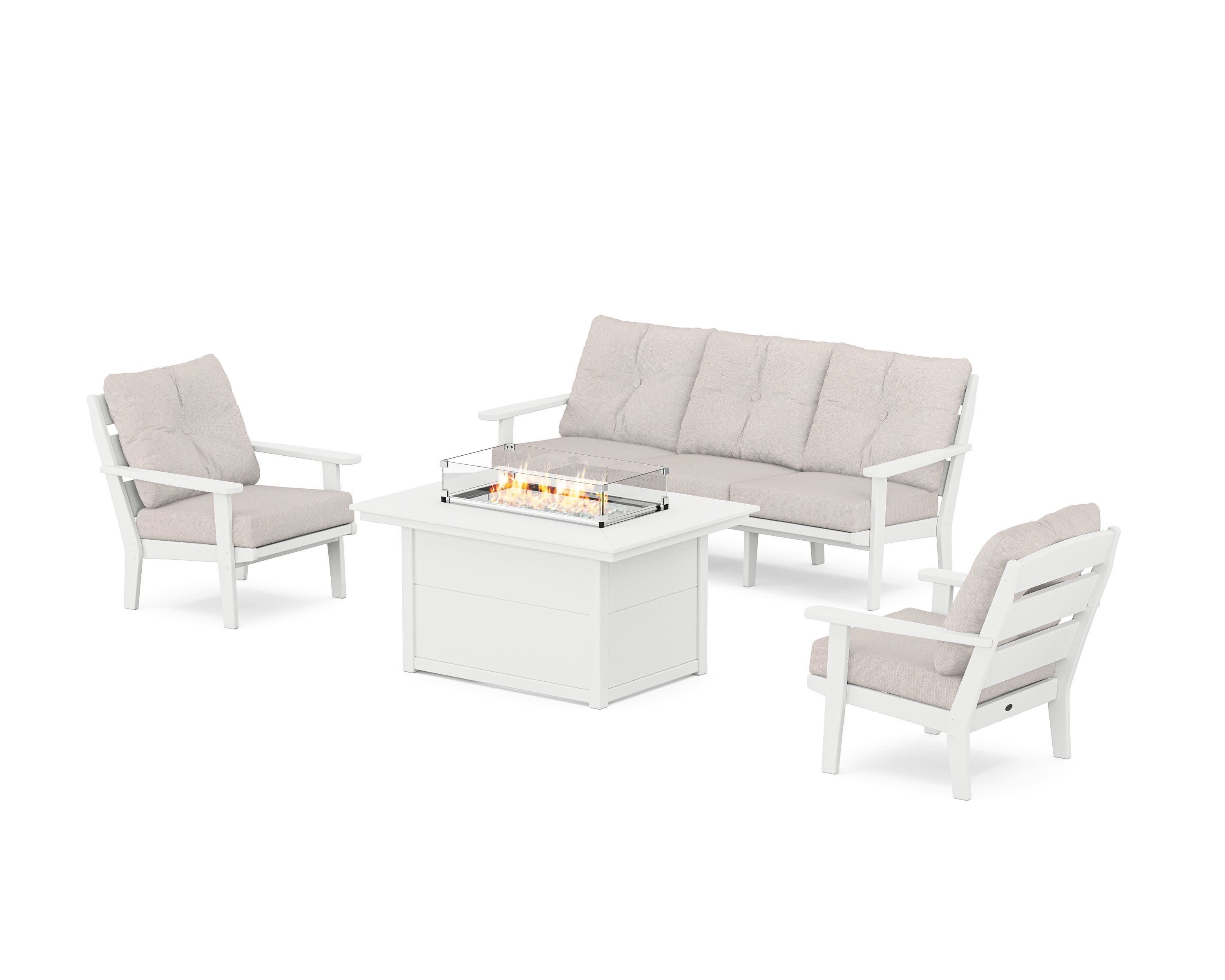 Lakeside Deep Seating Fire Pit Table Set - Image 157