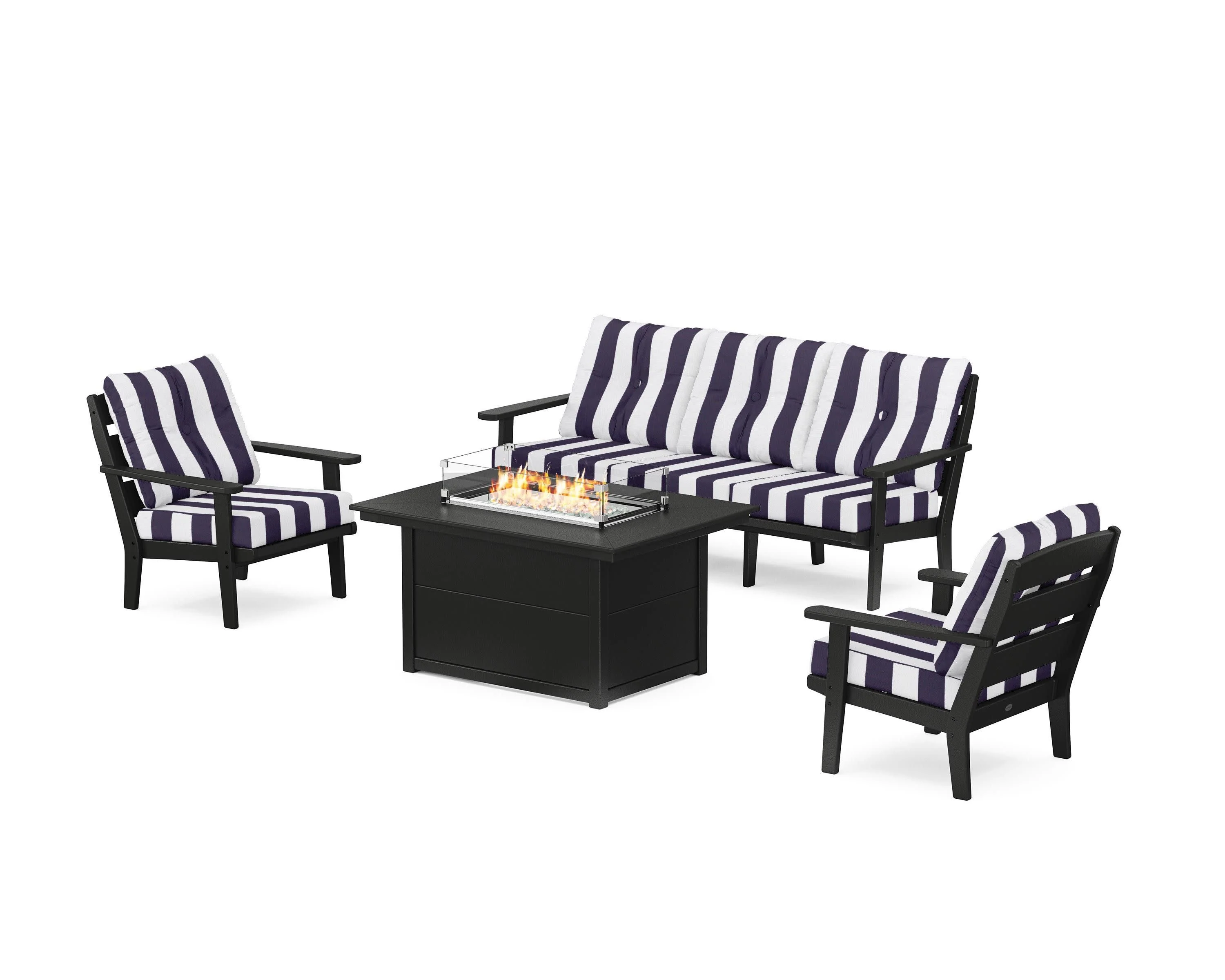 Lakeside Deep Seating Fire Pit Table Set - Image 167