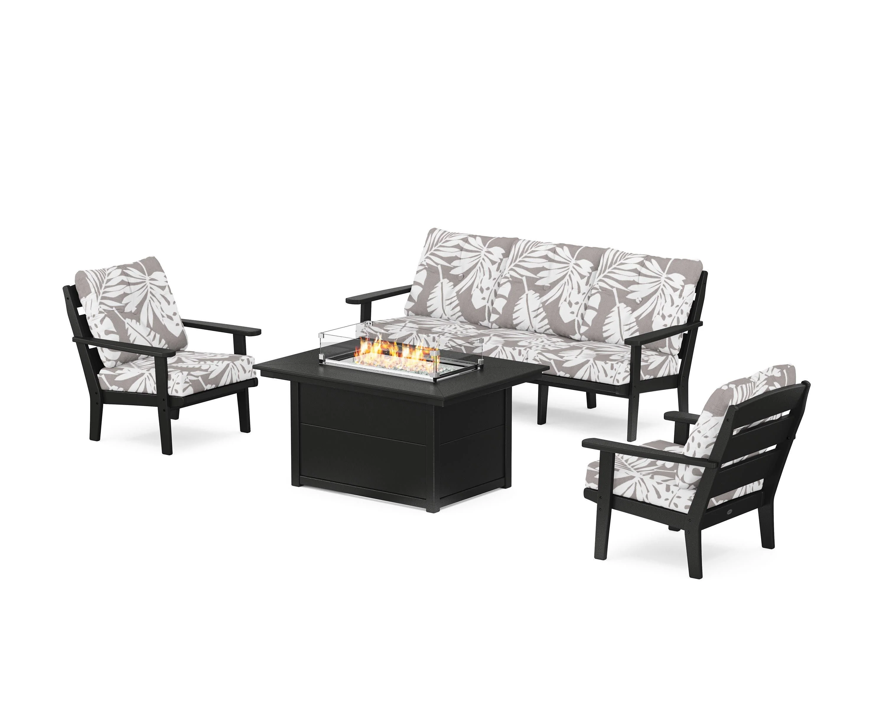Lakeside Deep Seating Fire Pit Table Set - Image 171