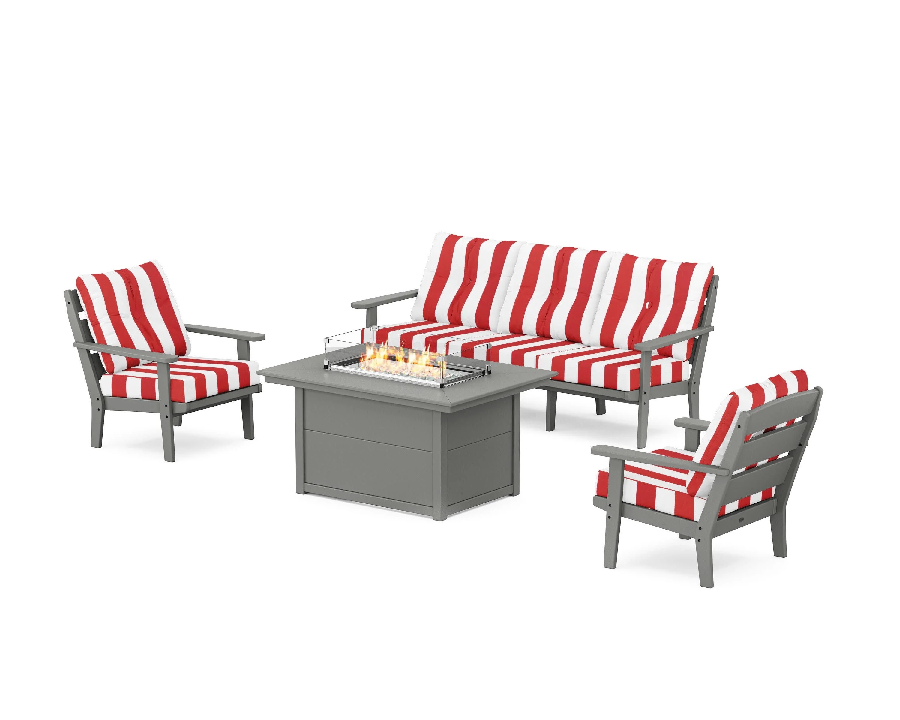 Lakeside Deep Seating Fire Pit Table Set - Image 183