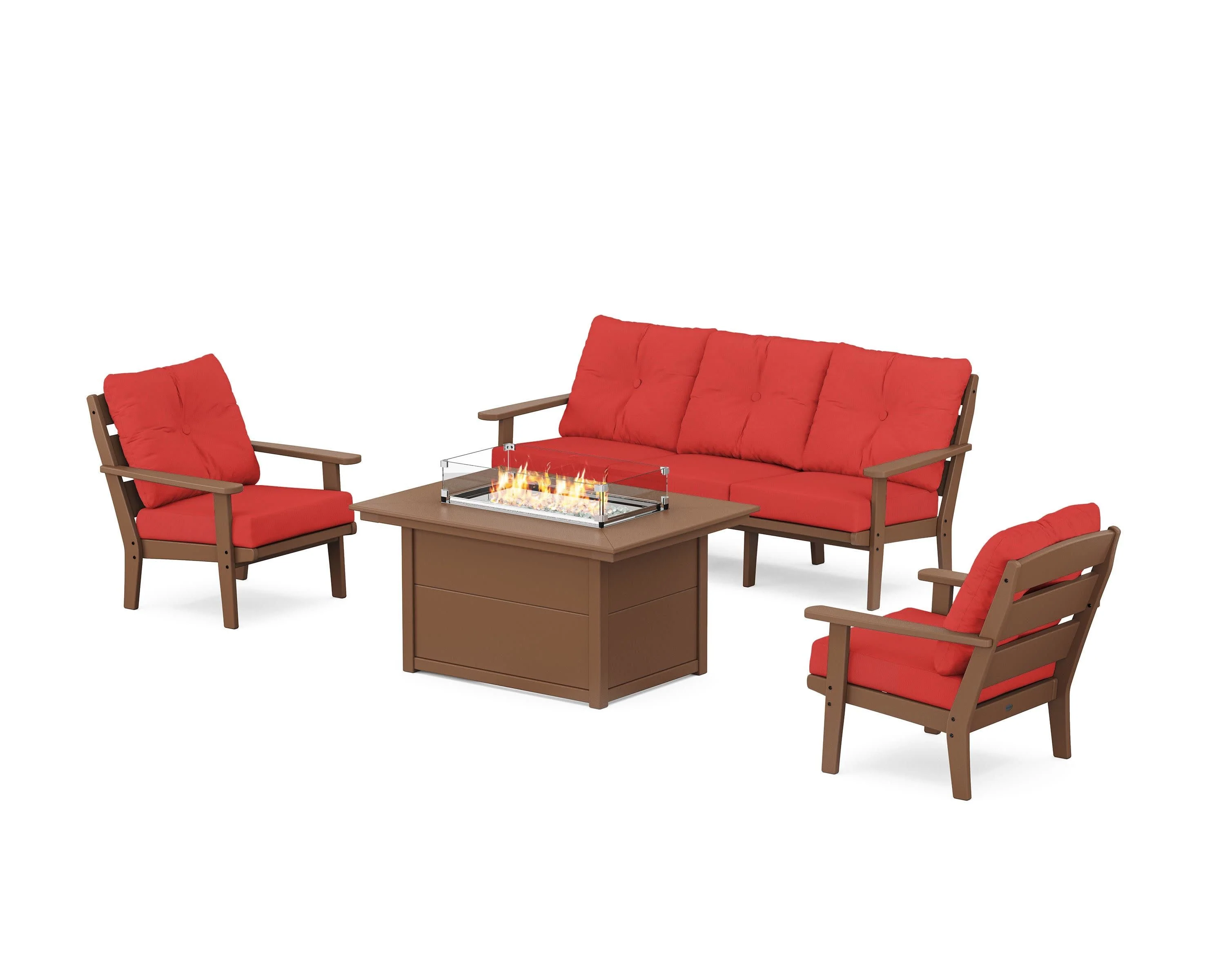 Lakeside Deep Seating Fire Pit Table Set - Image 191