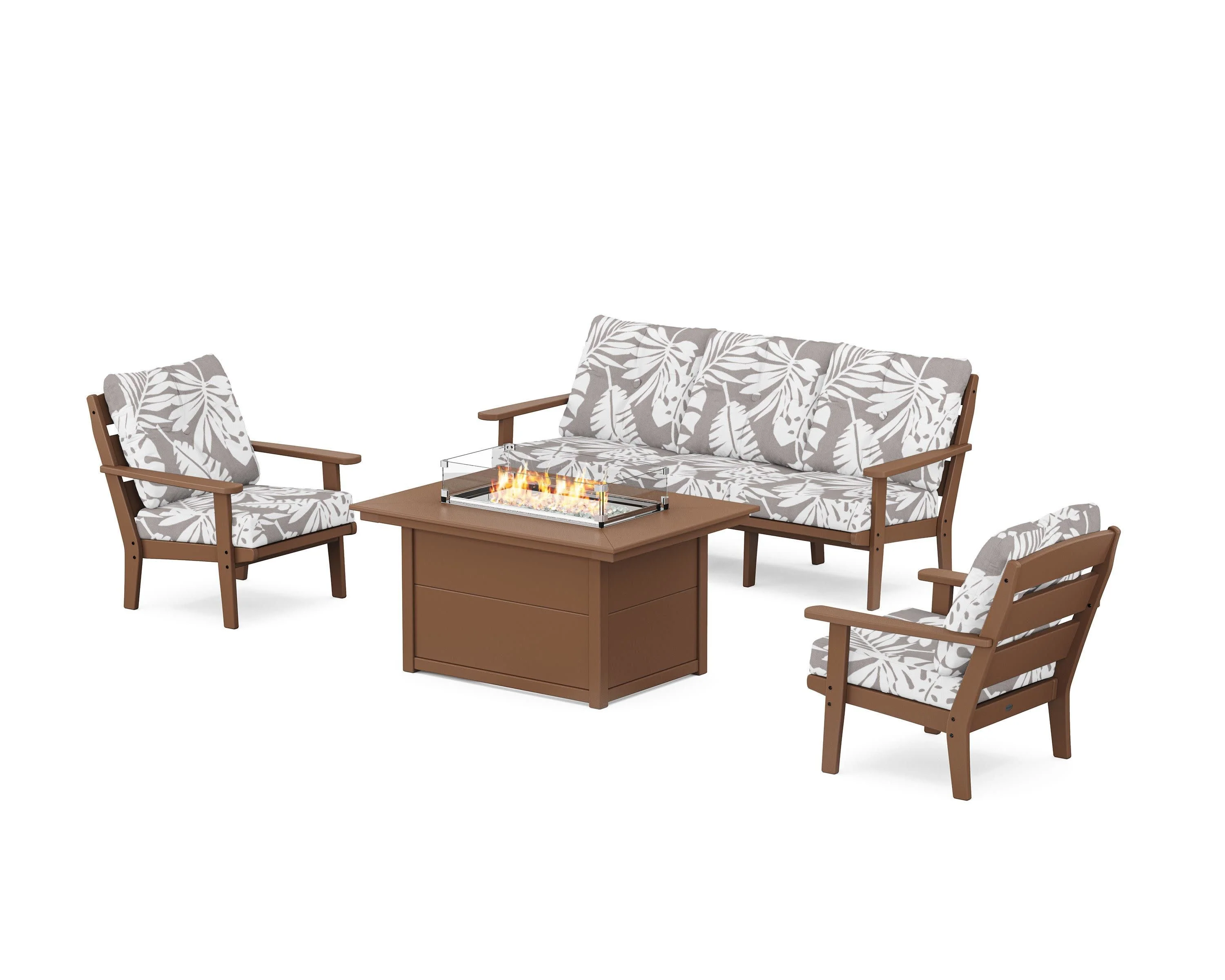 Lakeside Deep Seating Fire Pit Table Set - Image 196
