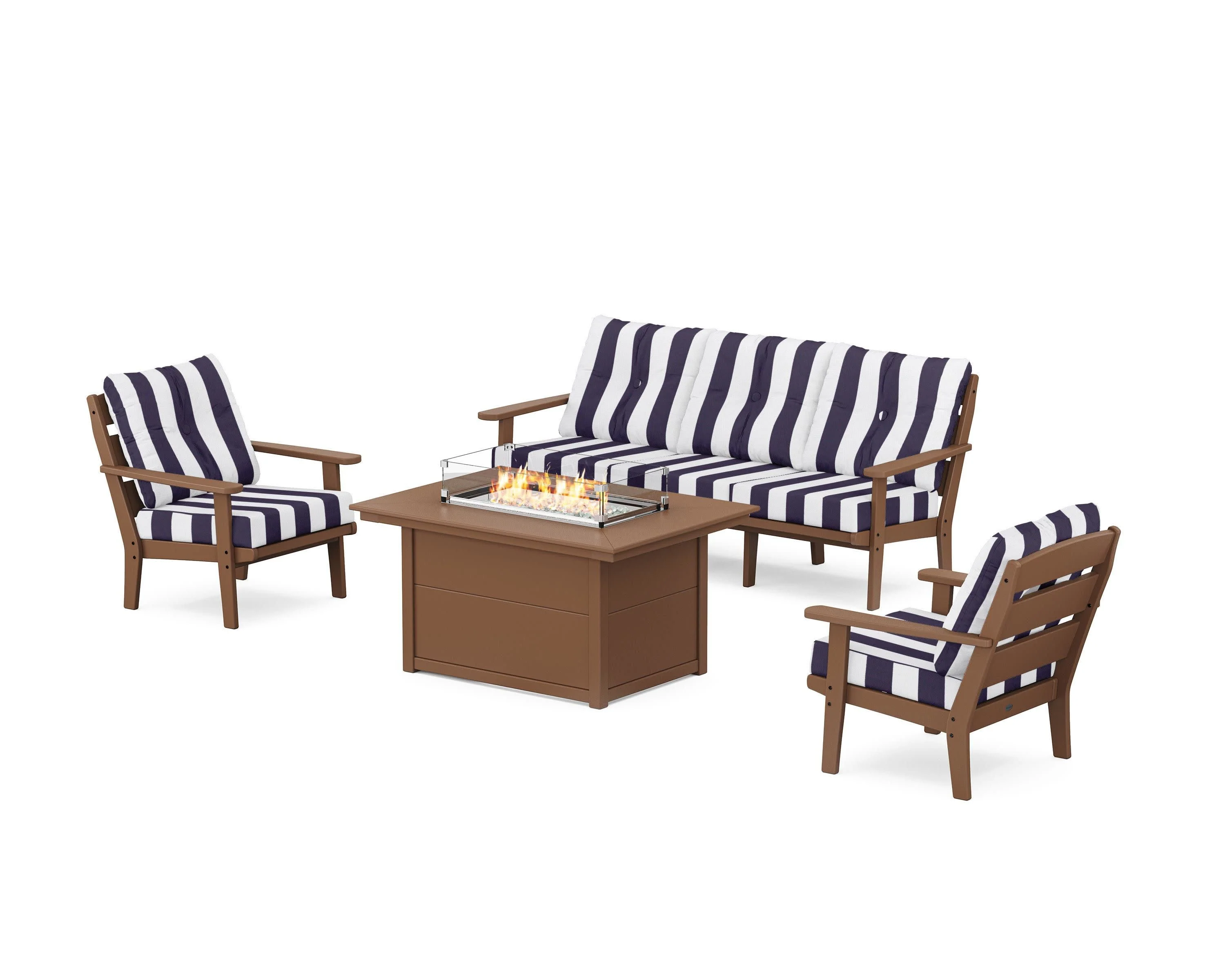 Lakeside Deep Seating Fire Pit Table Set - Image 20