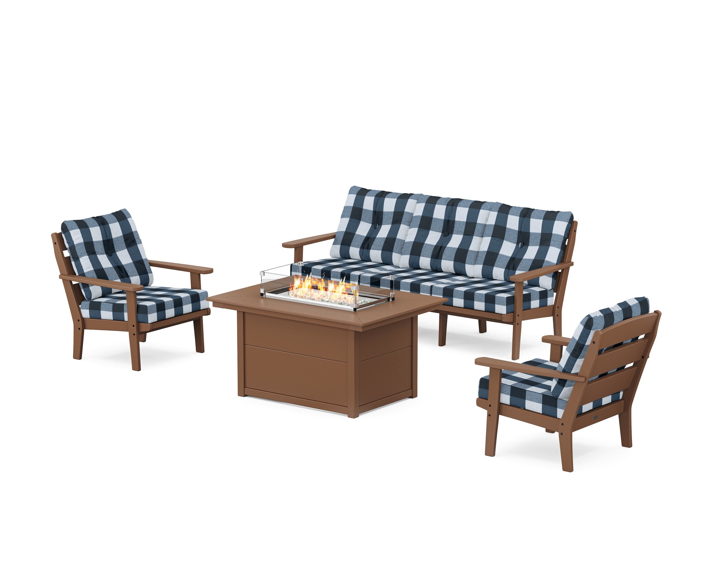 Lakeside Deep Seating Fire Pit Table Set - Image 21