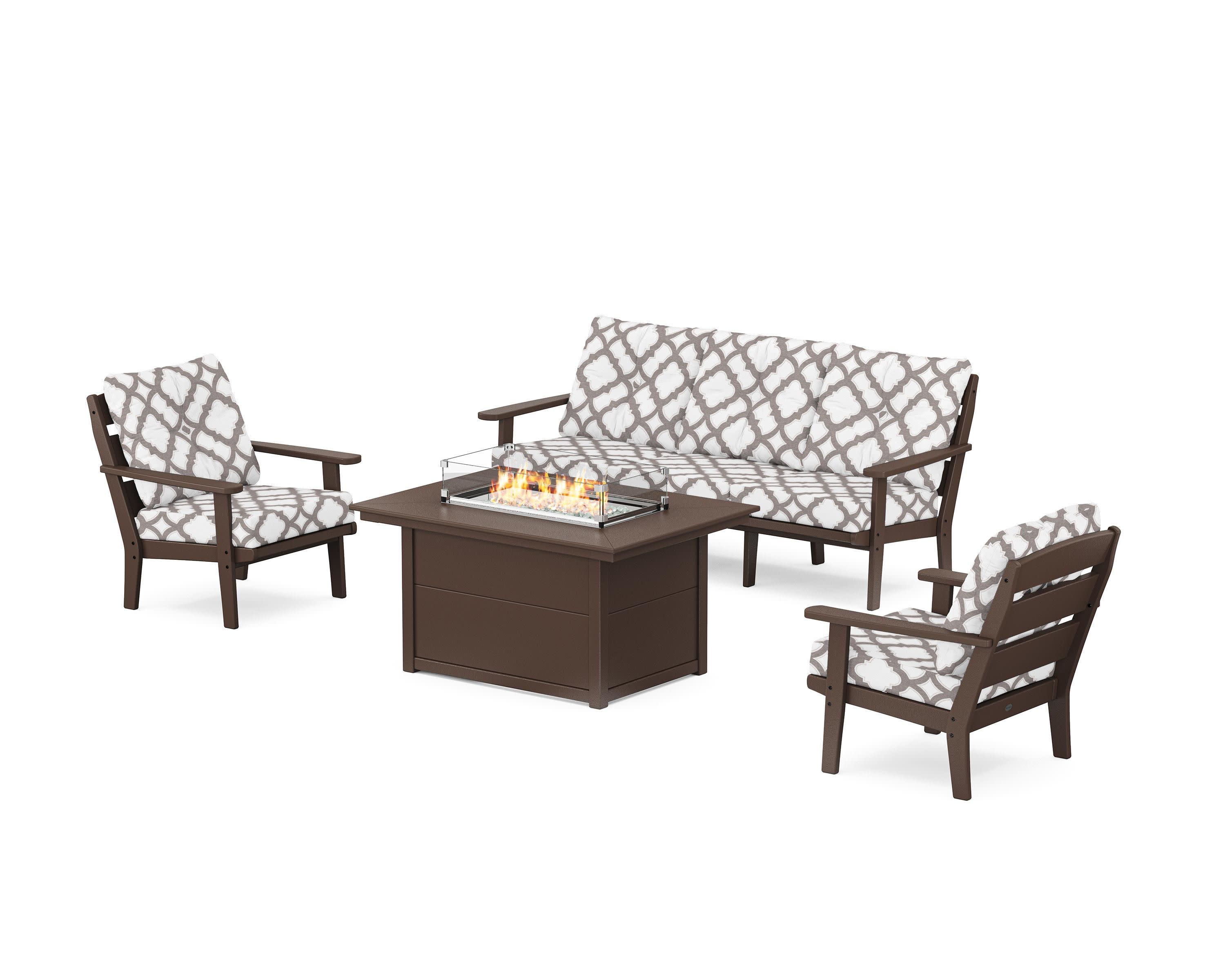 Lakeside Deep Seating Fire Pit Table Set - Image 25