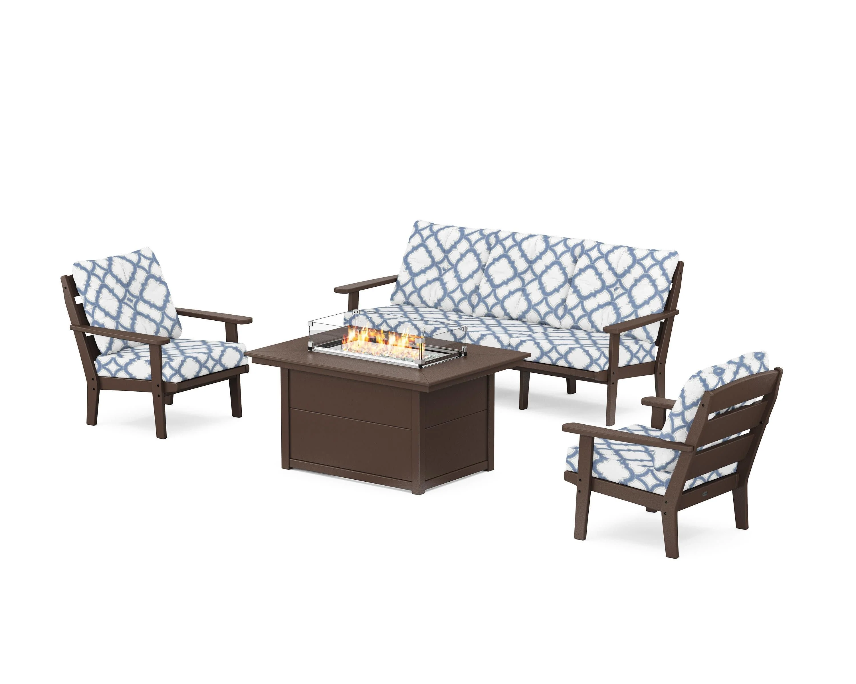 Lakeside Deep Seating Fire Pit Table Set - Image 26