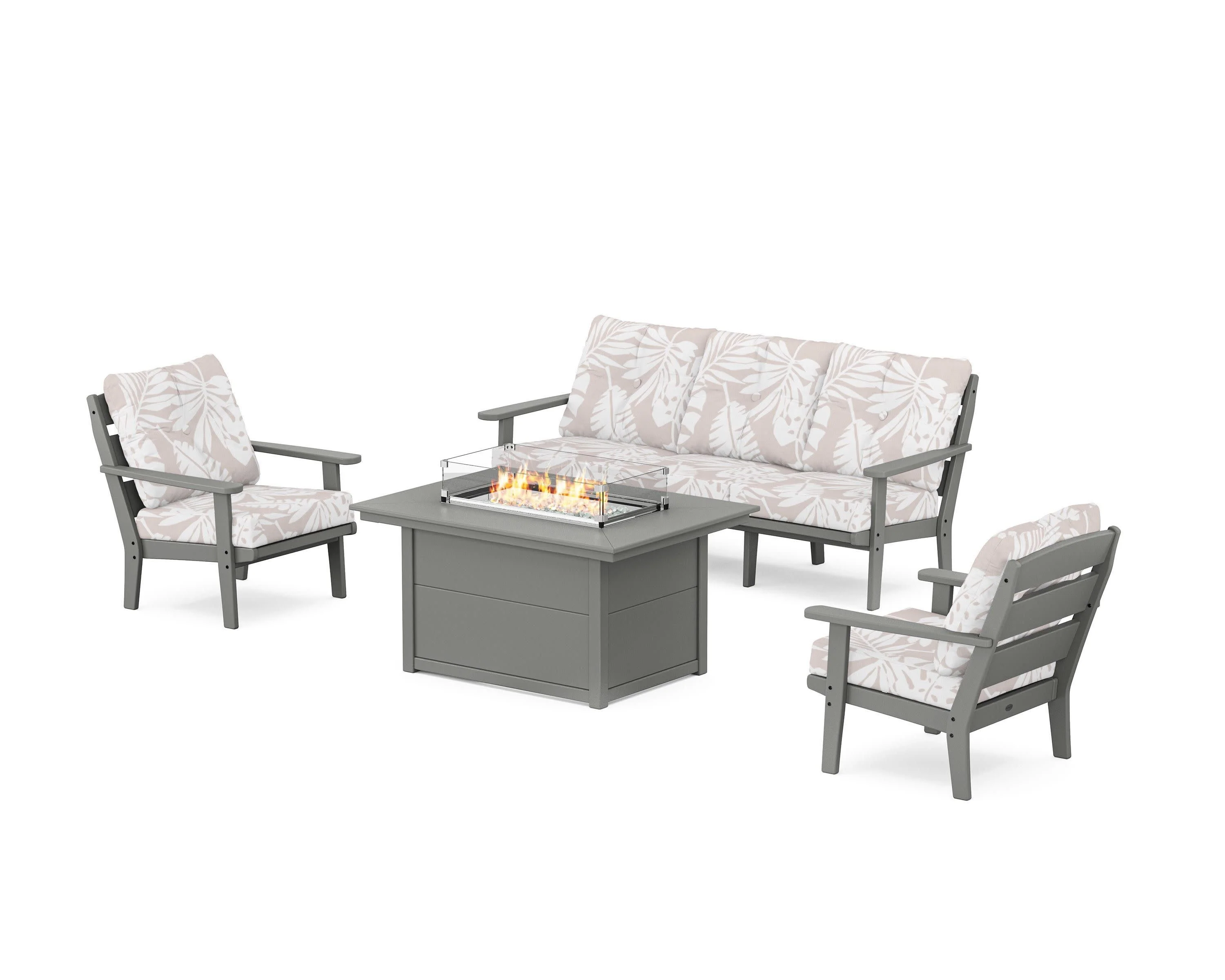Lakeside Deep Seating Fire Pit Table Set - Image 3