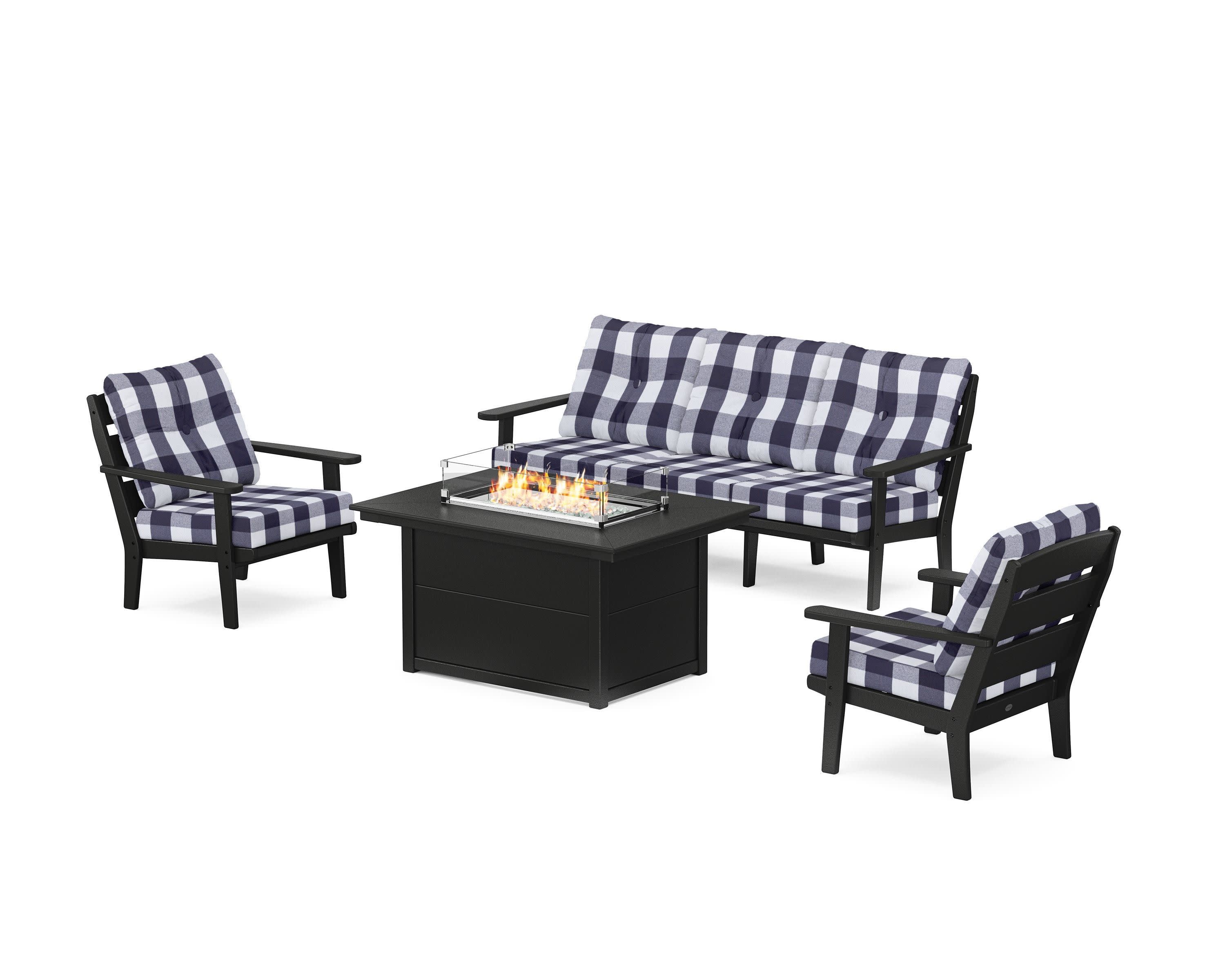 Lakeside Deep Seating Fire Pit Table Set - Image 30