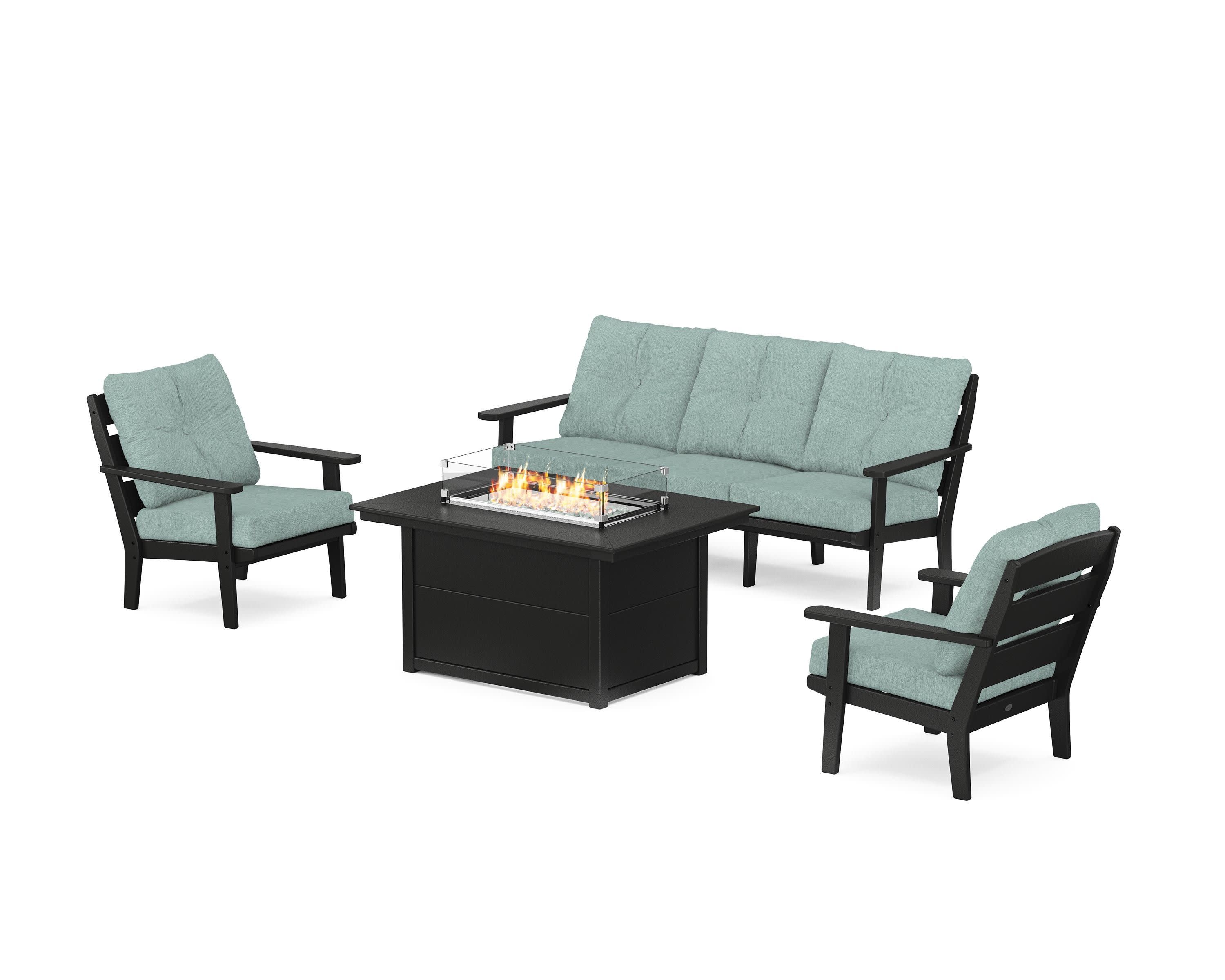 Lakeside Deep Seating Fire Pit Table Set - Image 32