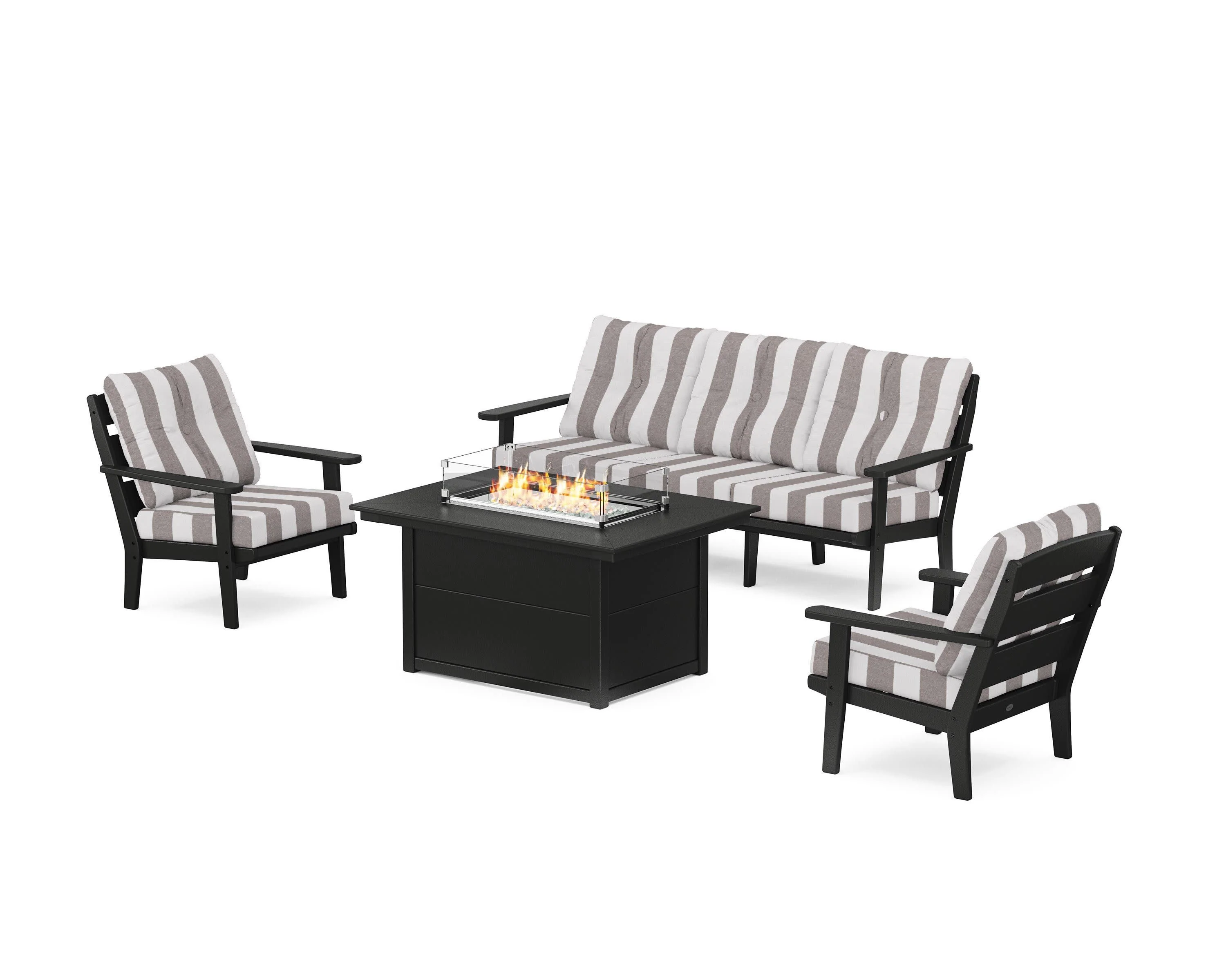 Lakeside Deep Seating Fire Pit Table Set - Image 34