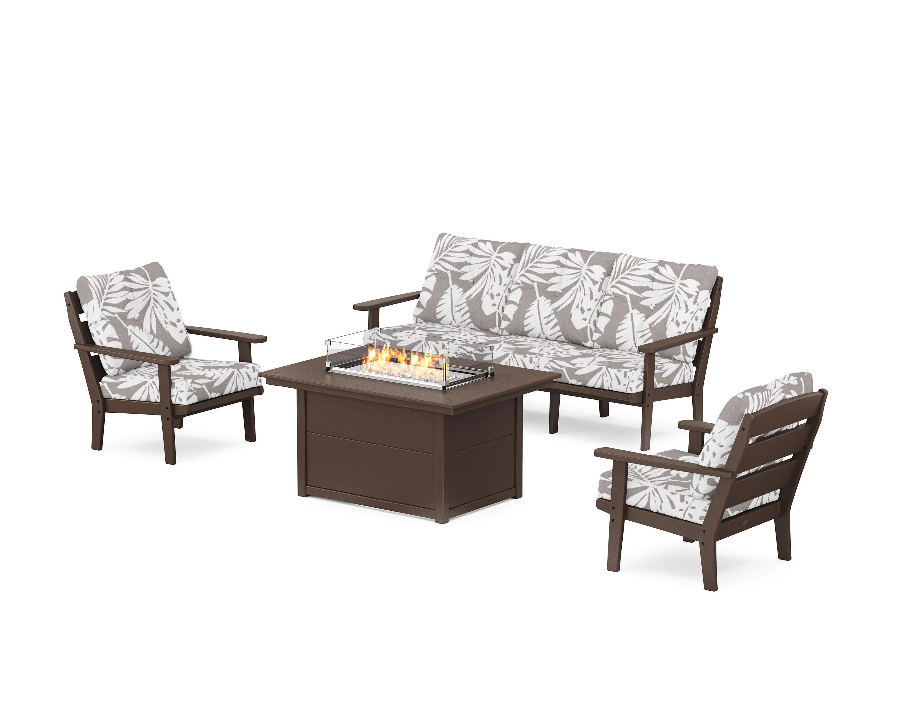 Lakeside Deep Seating Fire Pit Table Set - Image 35