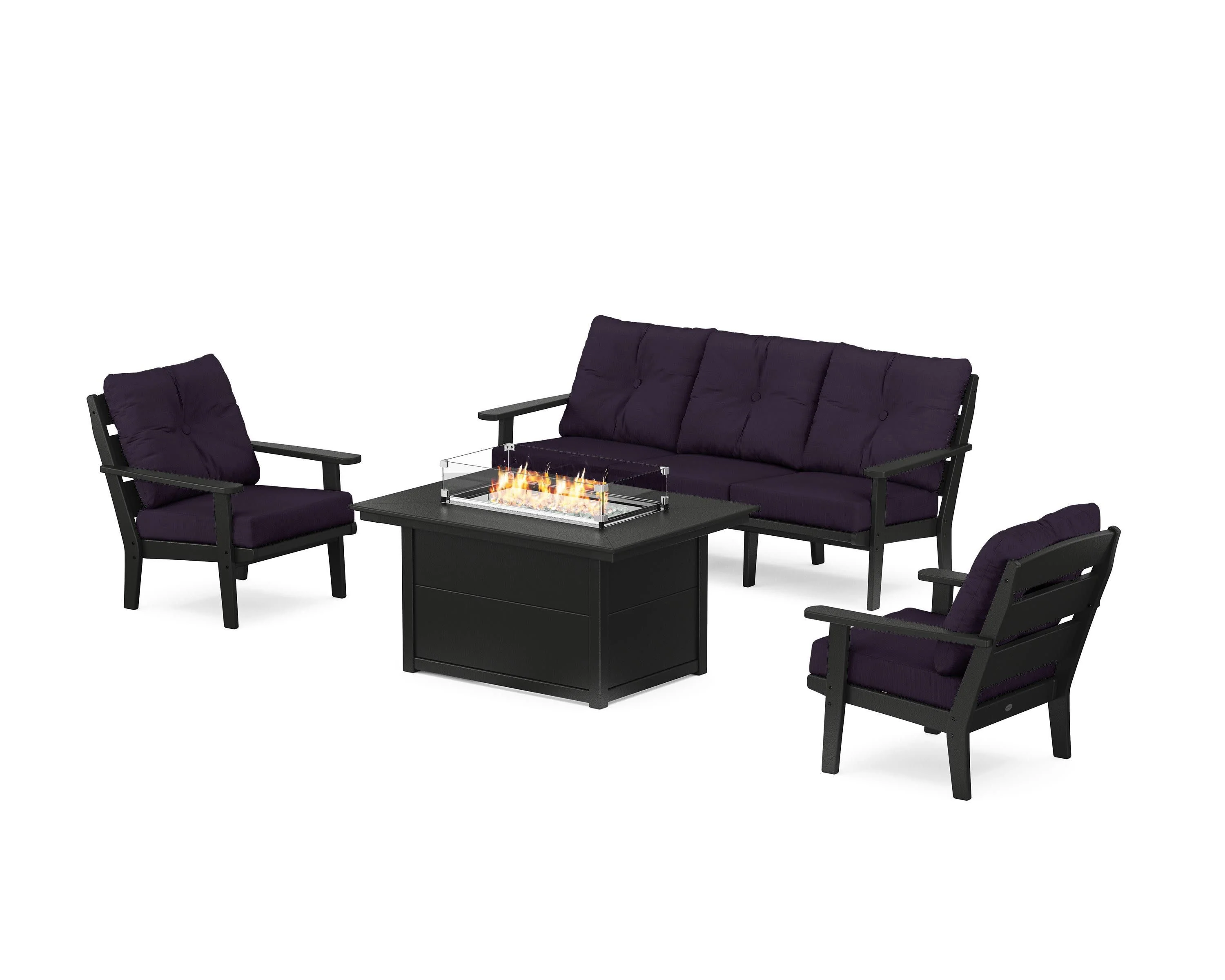 Lakeside Deep Seating Fire Pit Table Set - Image 36