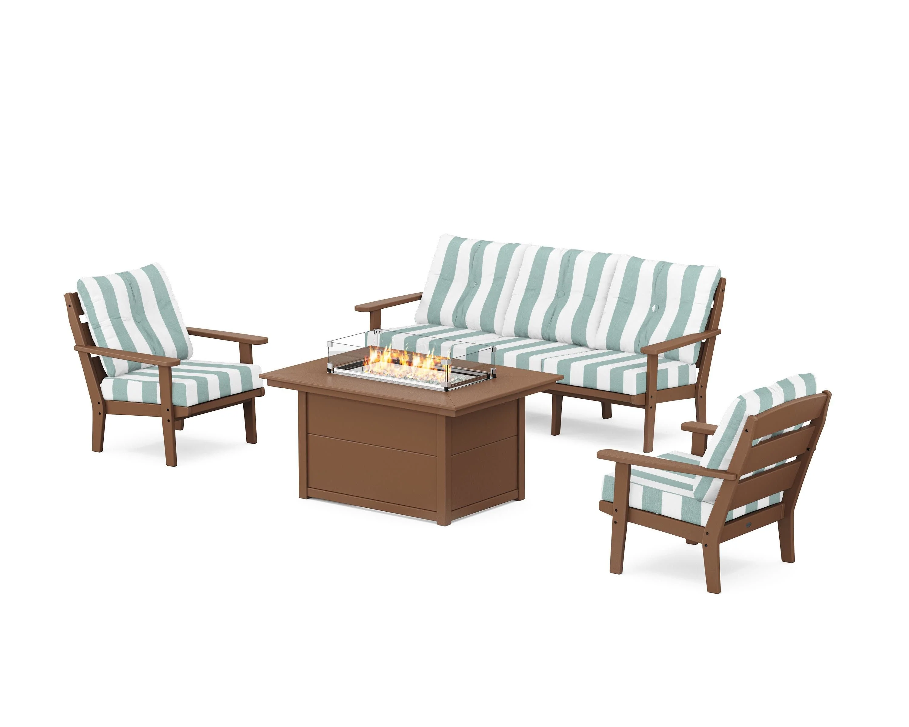 Lakeside Deep Seating Fire Pit Table Set - Image 37