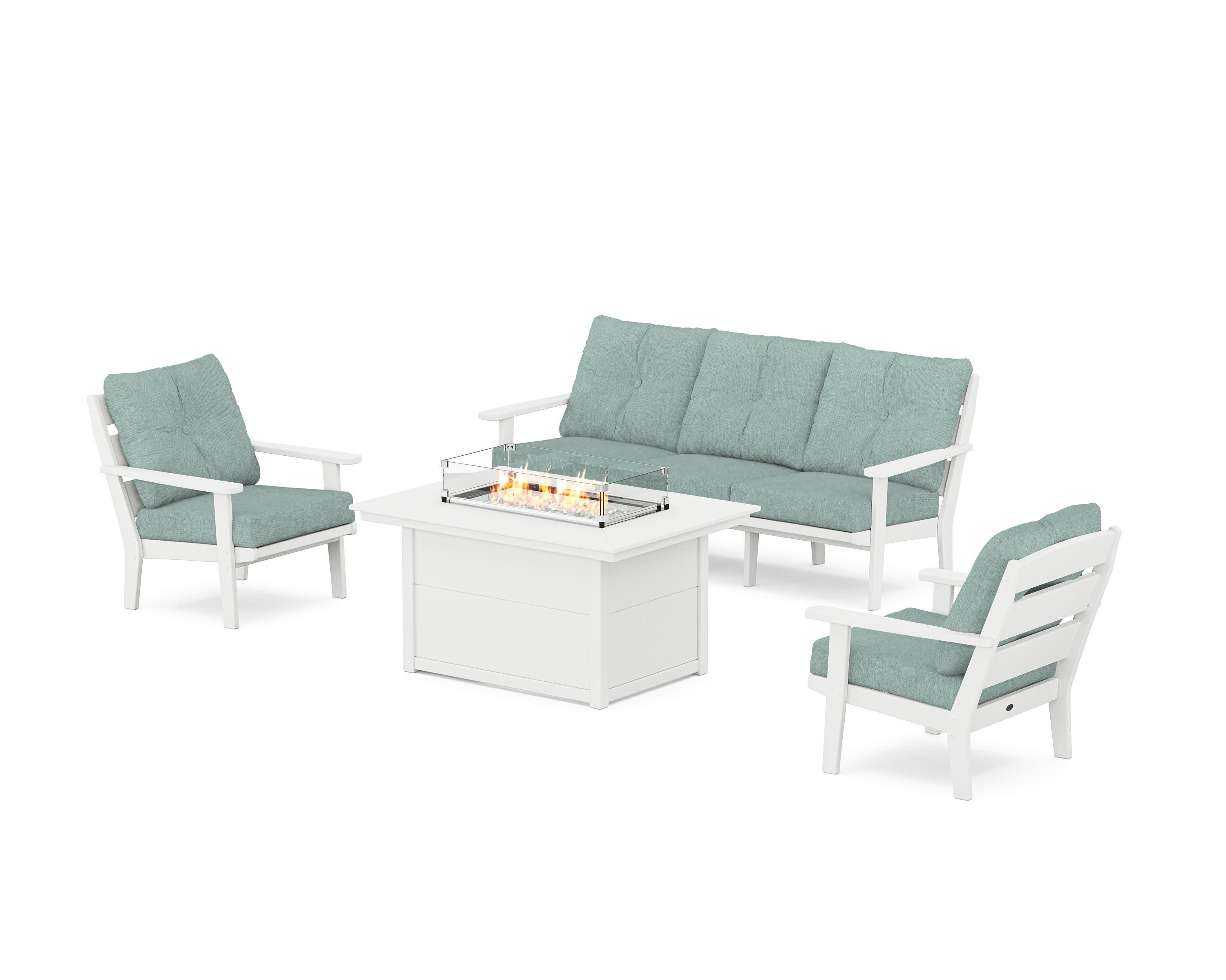 Lakeside Deep Seating Fire Pit Table Set - Image 38