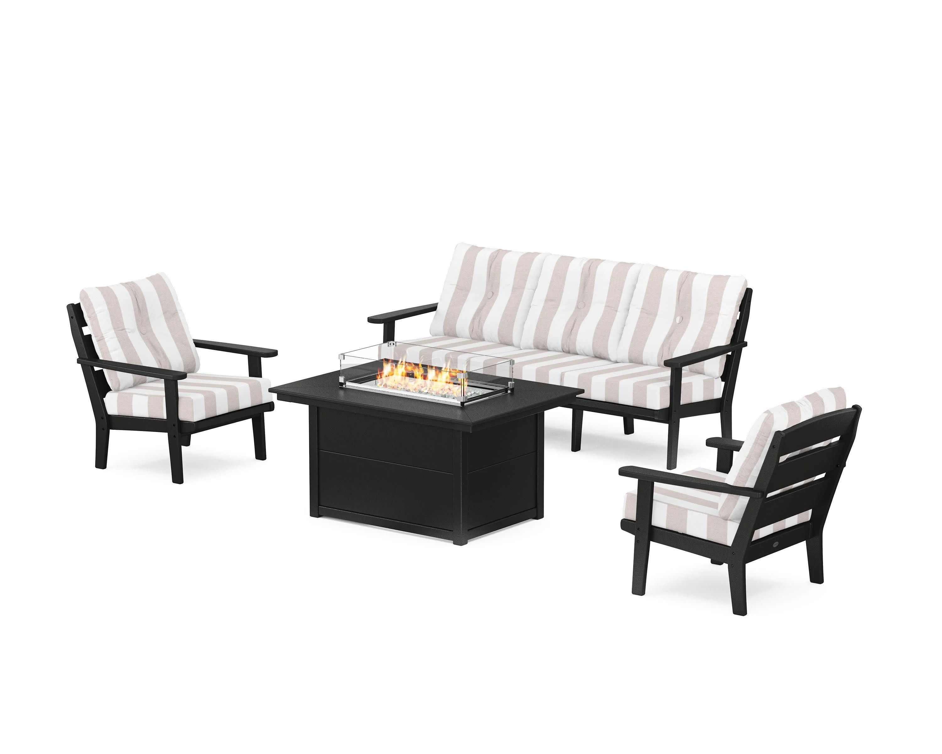Lakeside Deep Seating Fire Pit Table Set - Image 39