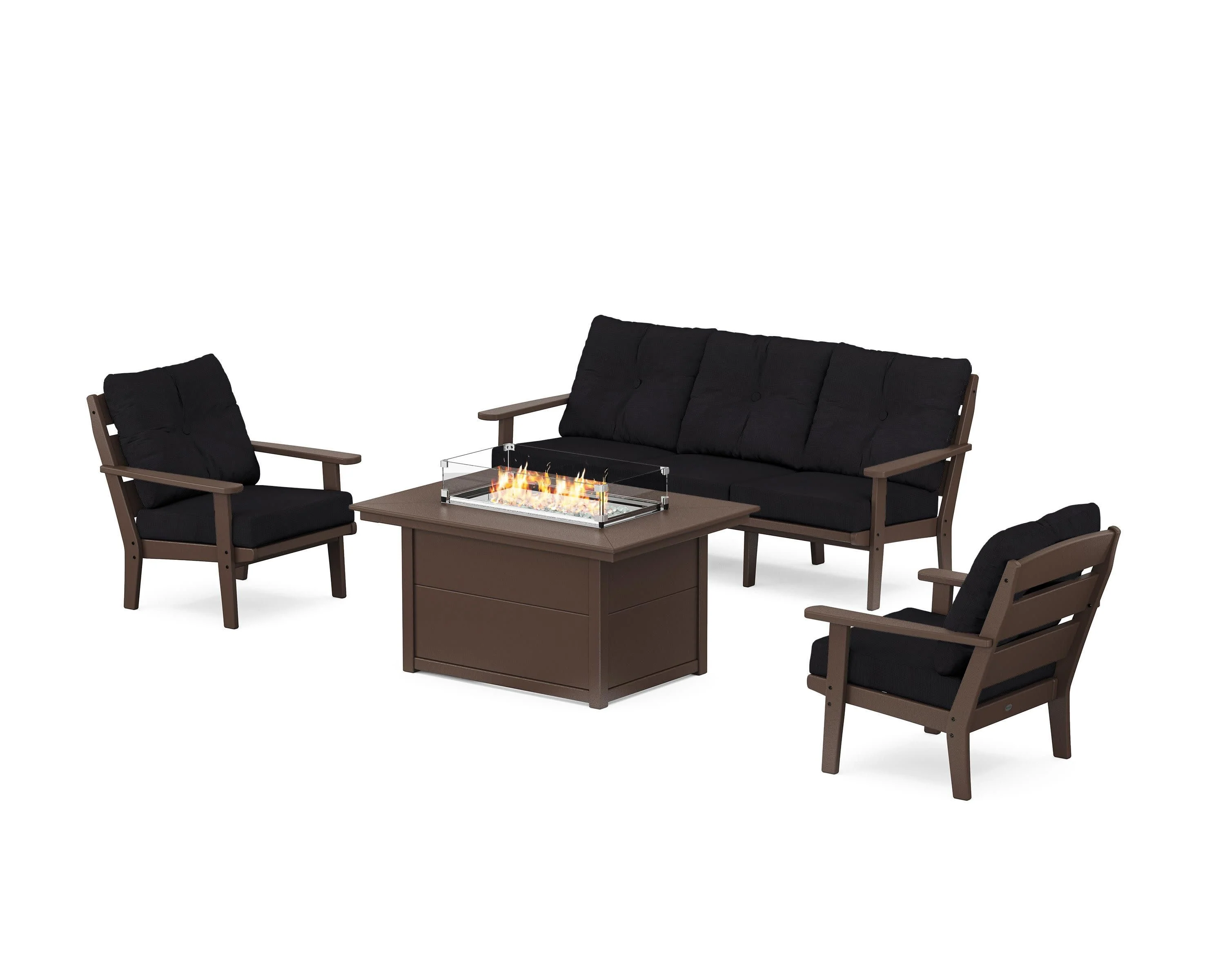 Lakeside Deep Seating Fire Pit Table Set - Image 43