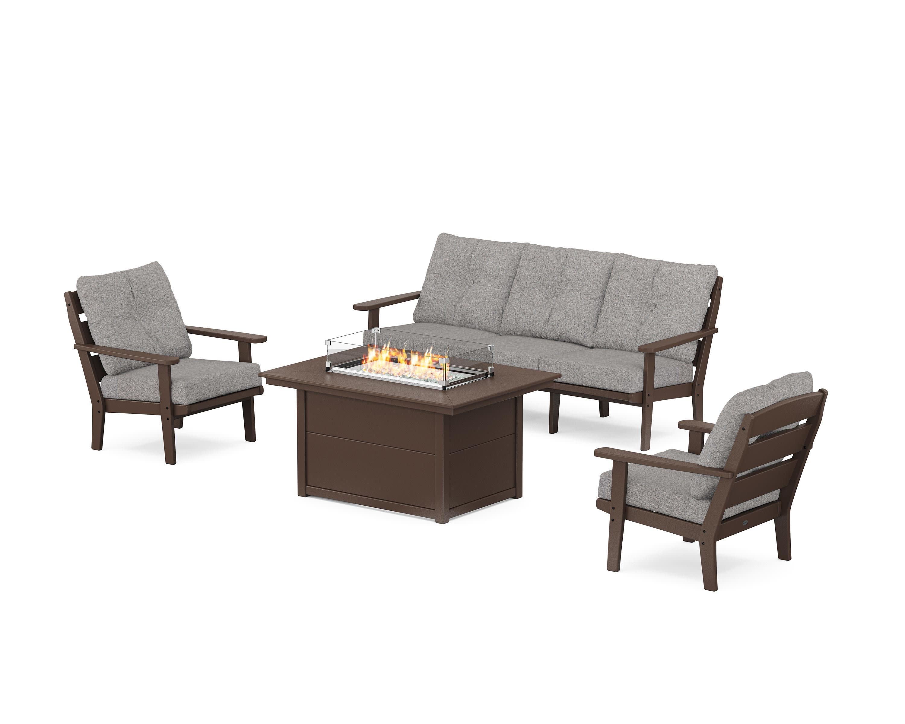 Lakeside Deep Seating Fire Pit Table Set - Image 44